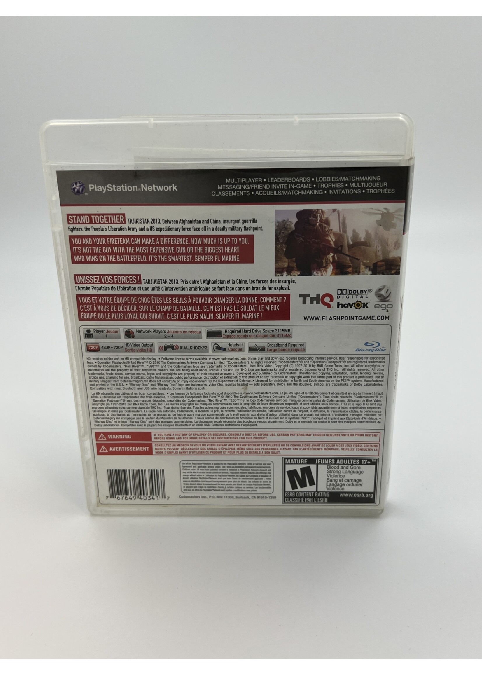 Sony Operation Flashpoint Red River PS3