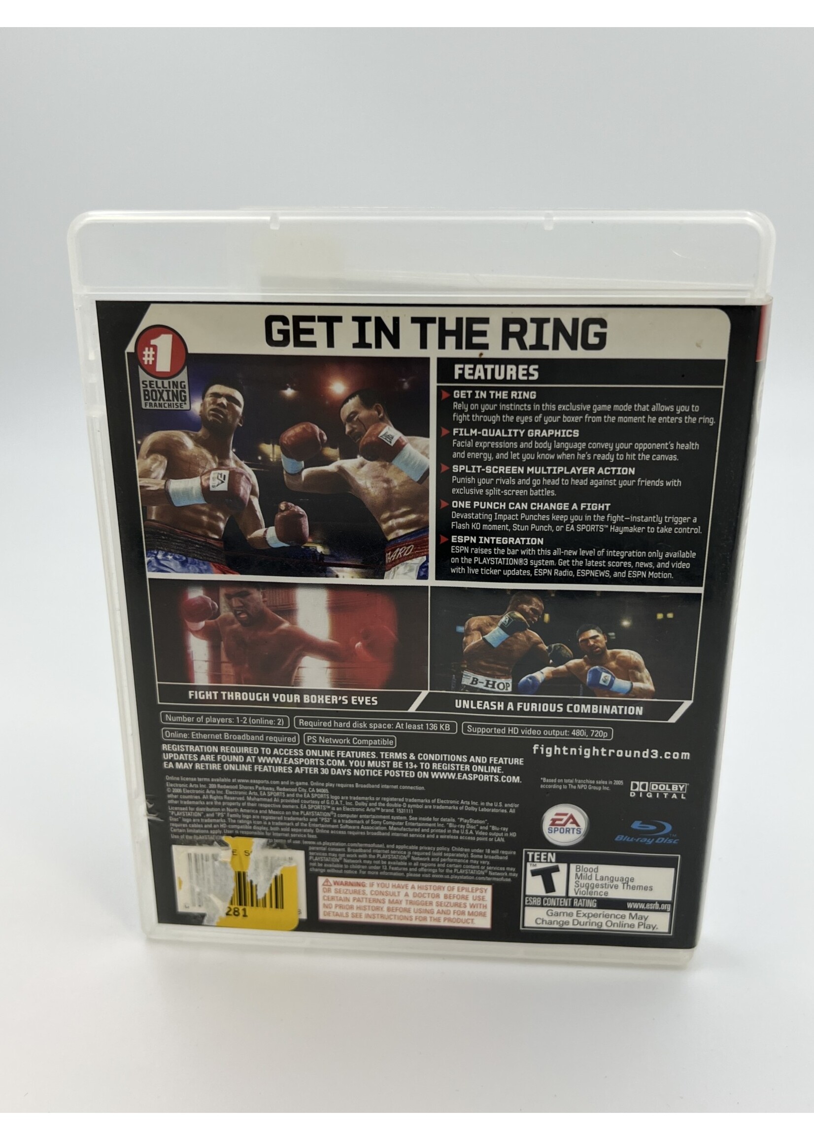 Sony Fight Night Round 3 PS3