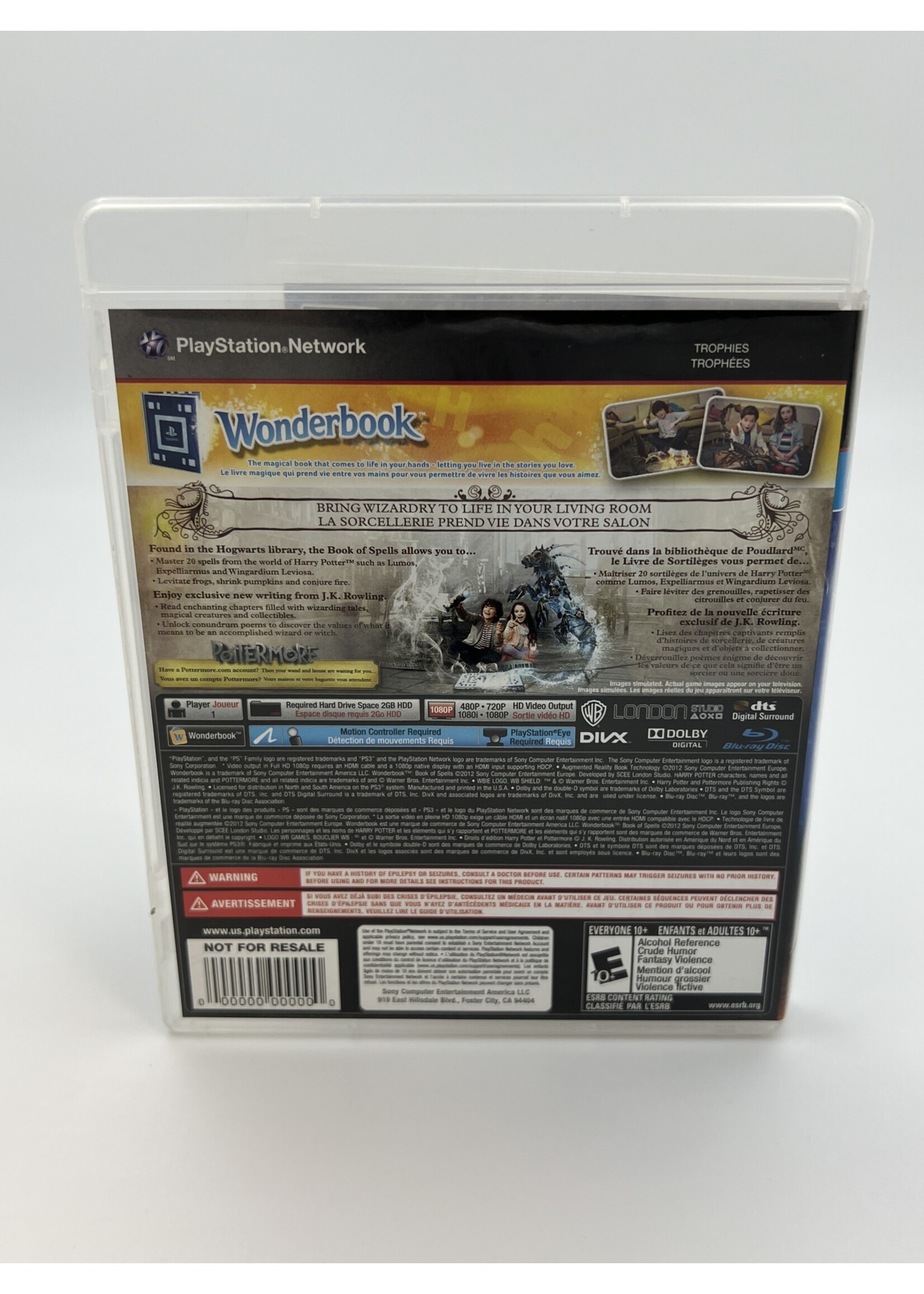 Sony Wonderbook Book Of Spells PS3