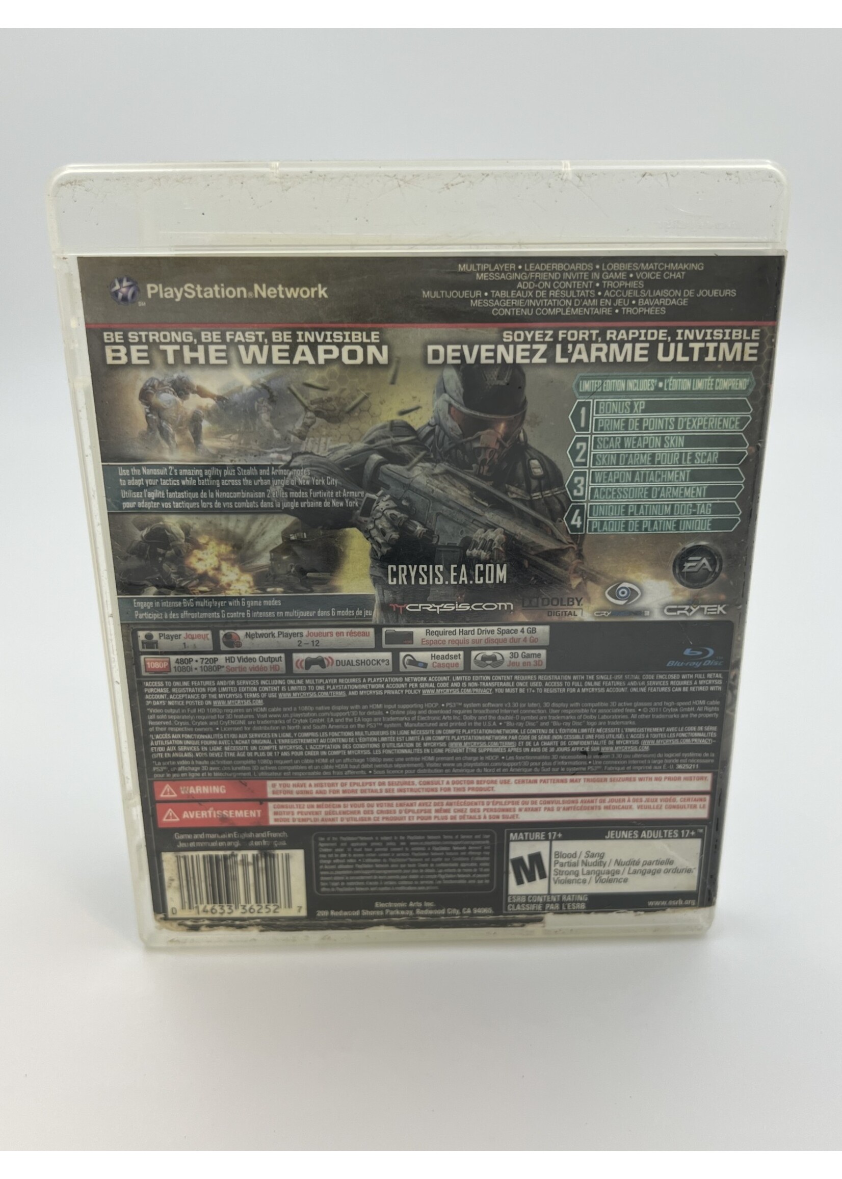 Sony Crysis 2 Limited Edition PS3