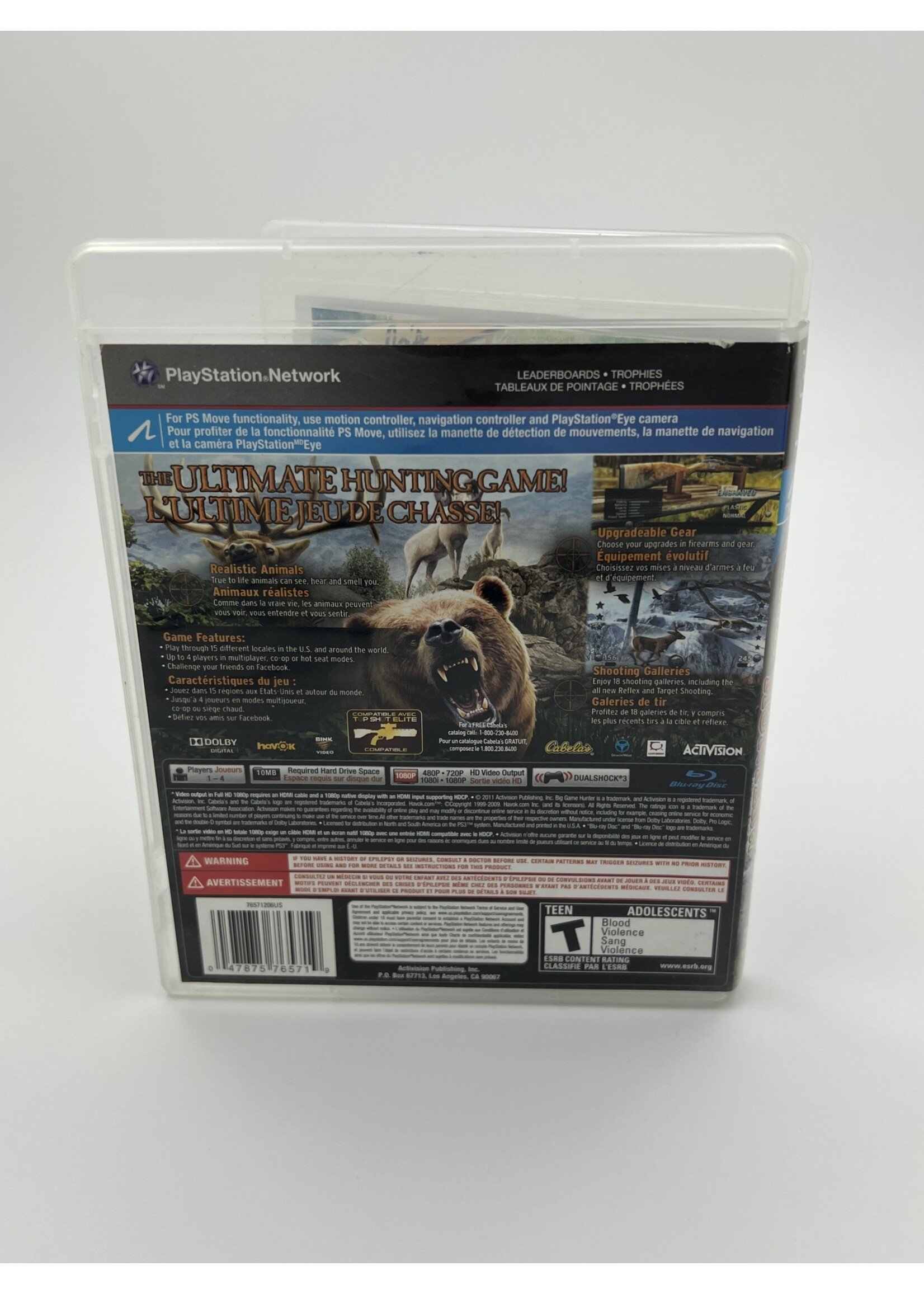 Sony Cabelas Big Game Hunter 2012 PS3