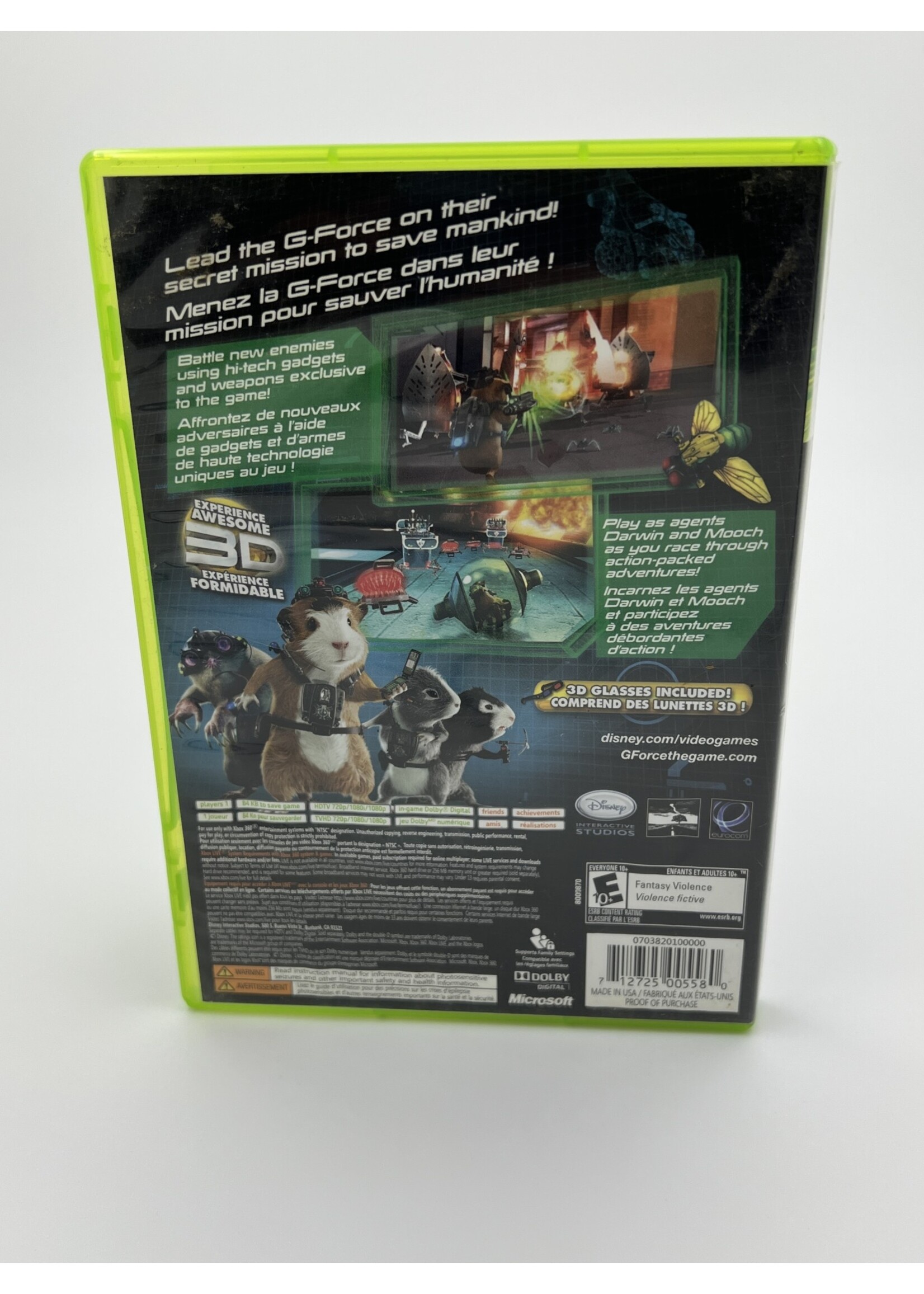 Xbox Disney G Force Xbox 360