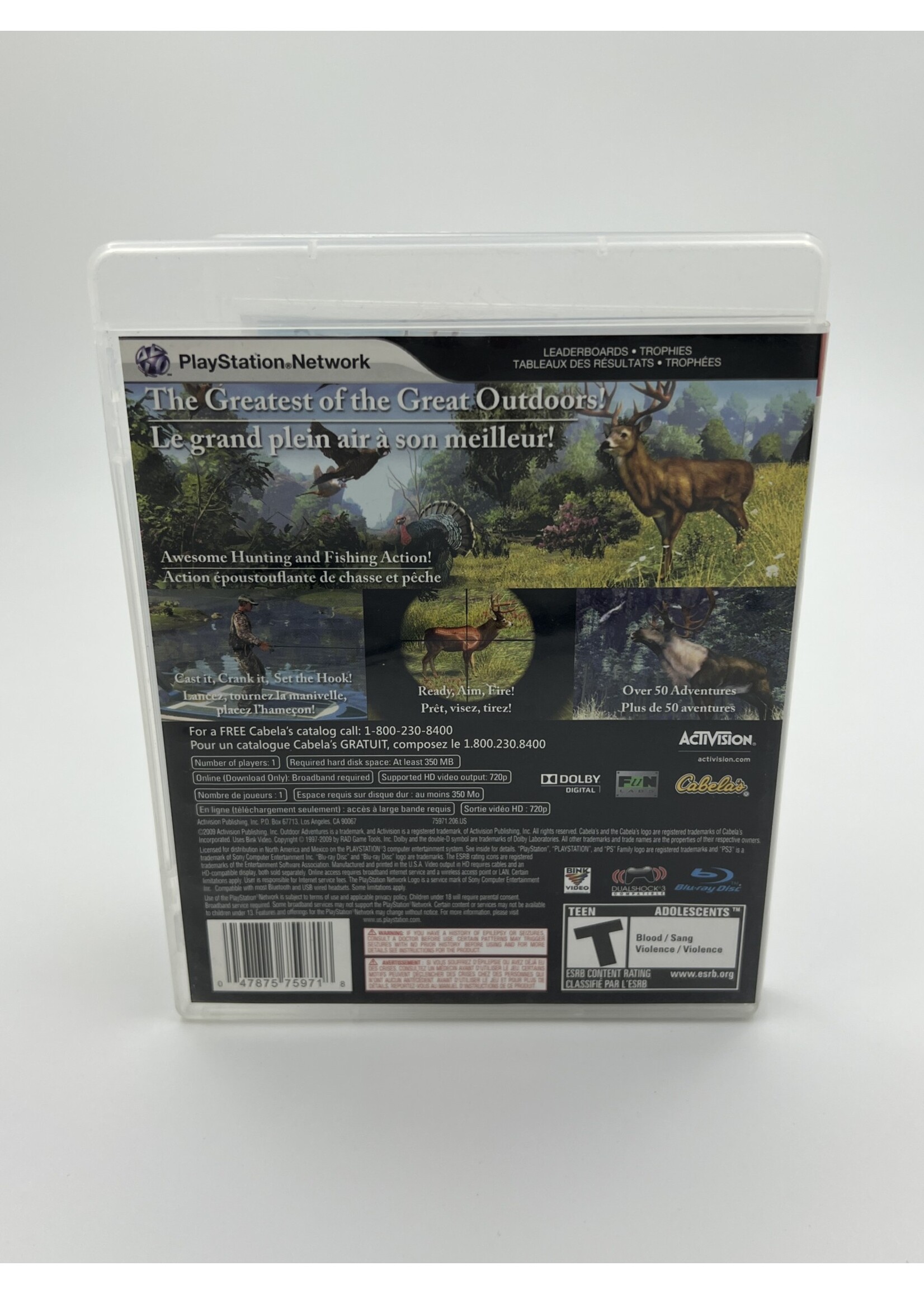 Sony Cabelas Outdoor Adventures PS3