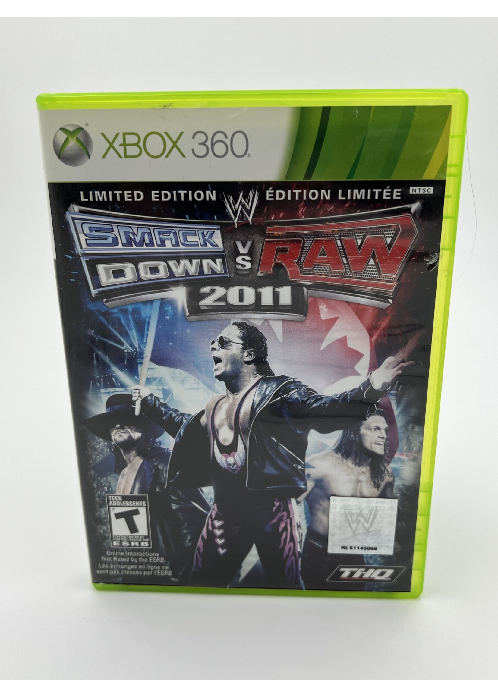Xbox WWE Smack Down VS RAW 2001 Limited Edition Xbox 360