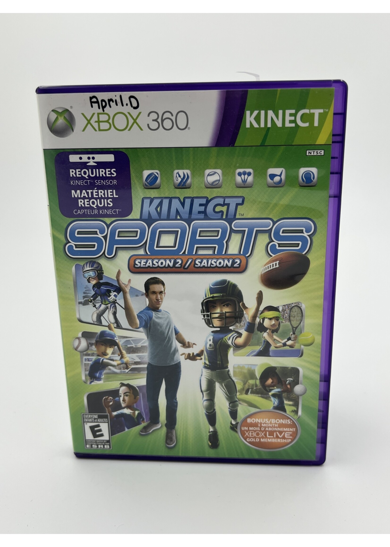 Xbox Kinect Sports Season 2 Xbox 360