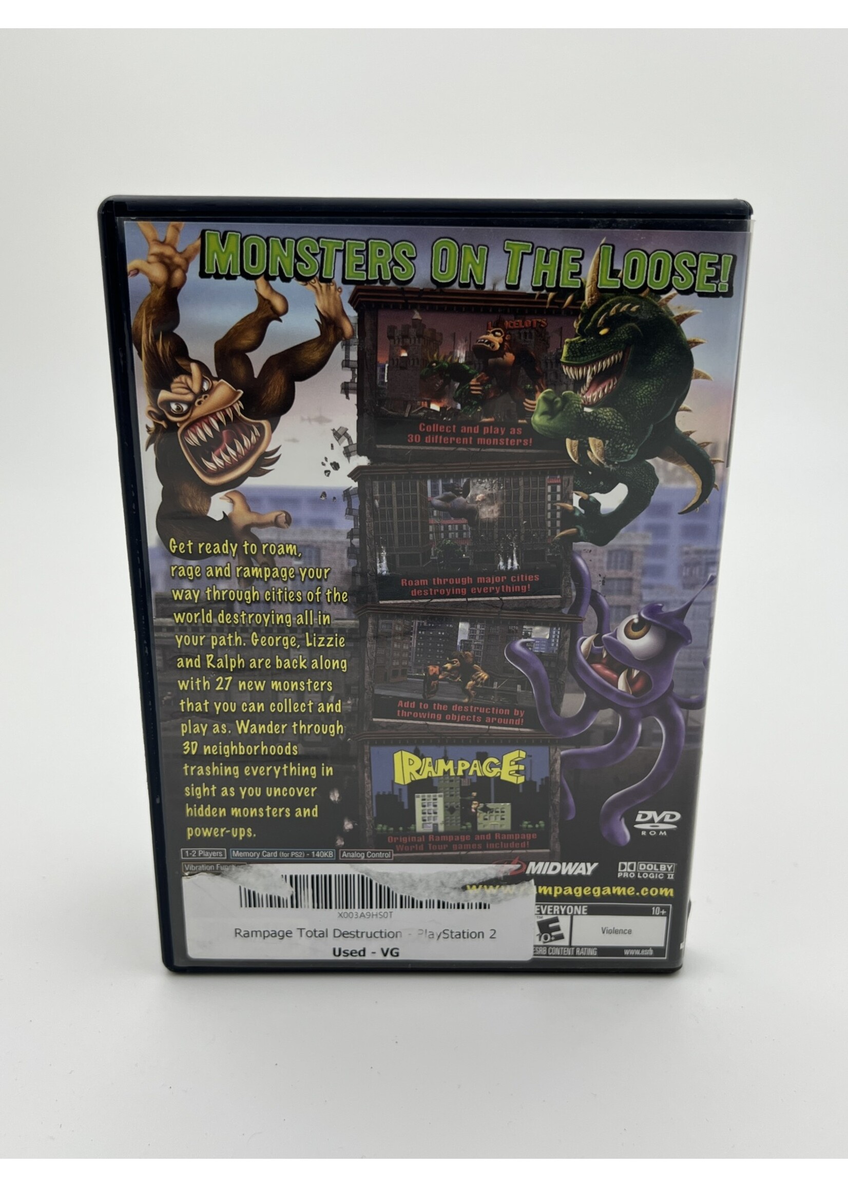 Sony Rampage Total Destruction PS2