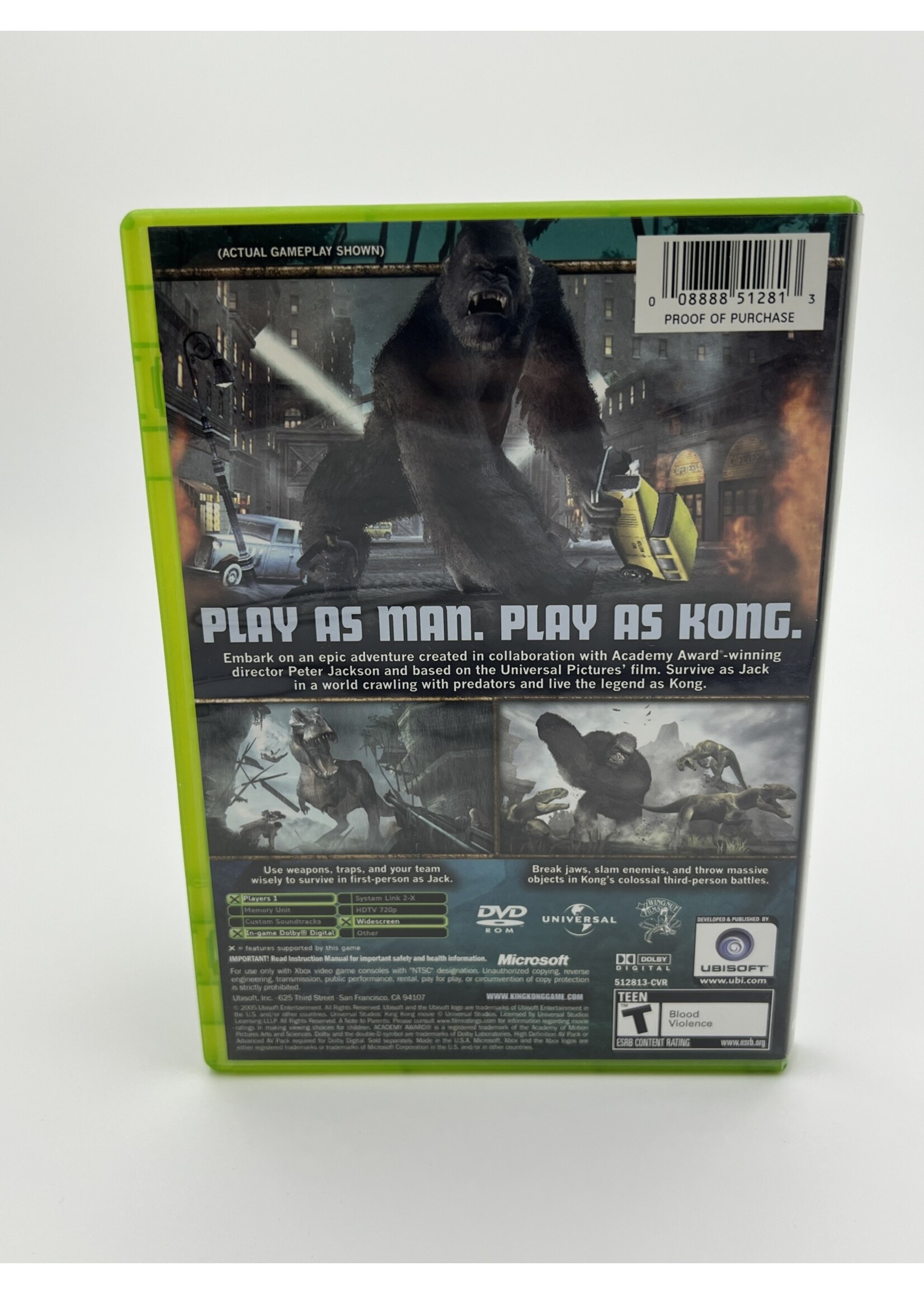 Xbox Peter Jacksons King Kong The Official Game Of The Movie Xbox