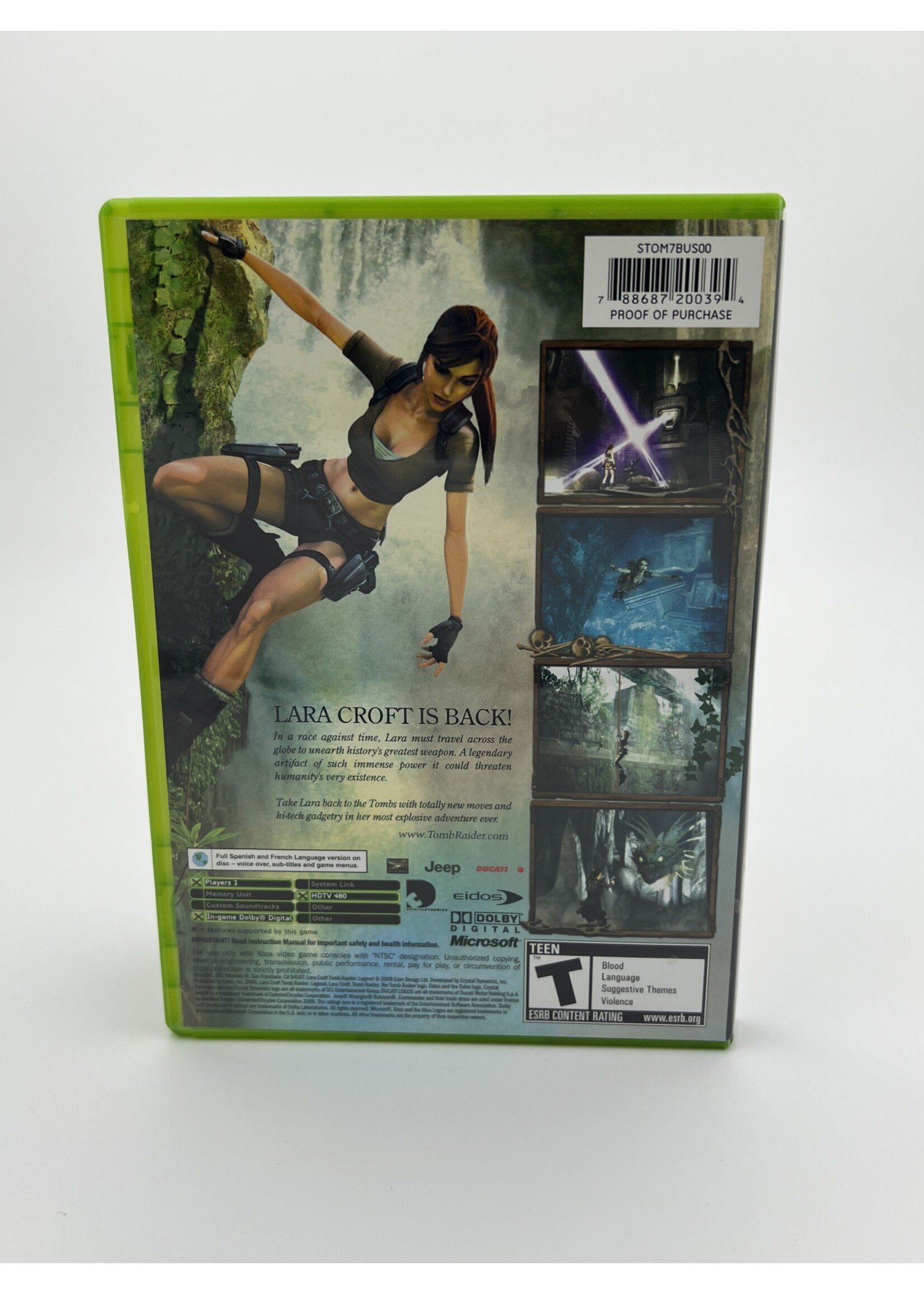Xbox Lara Croft Tomb Raider Legend Xbox
