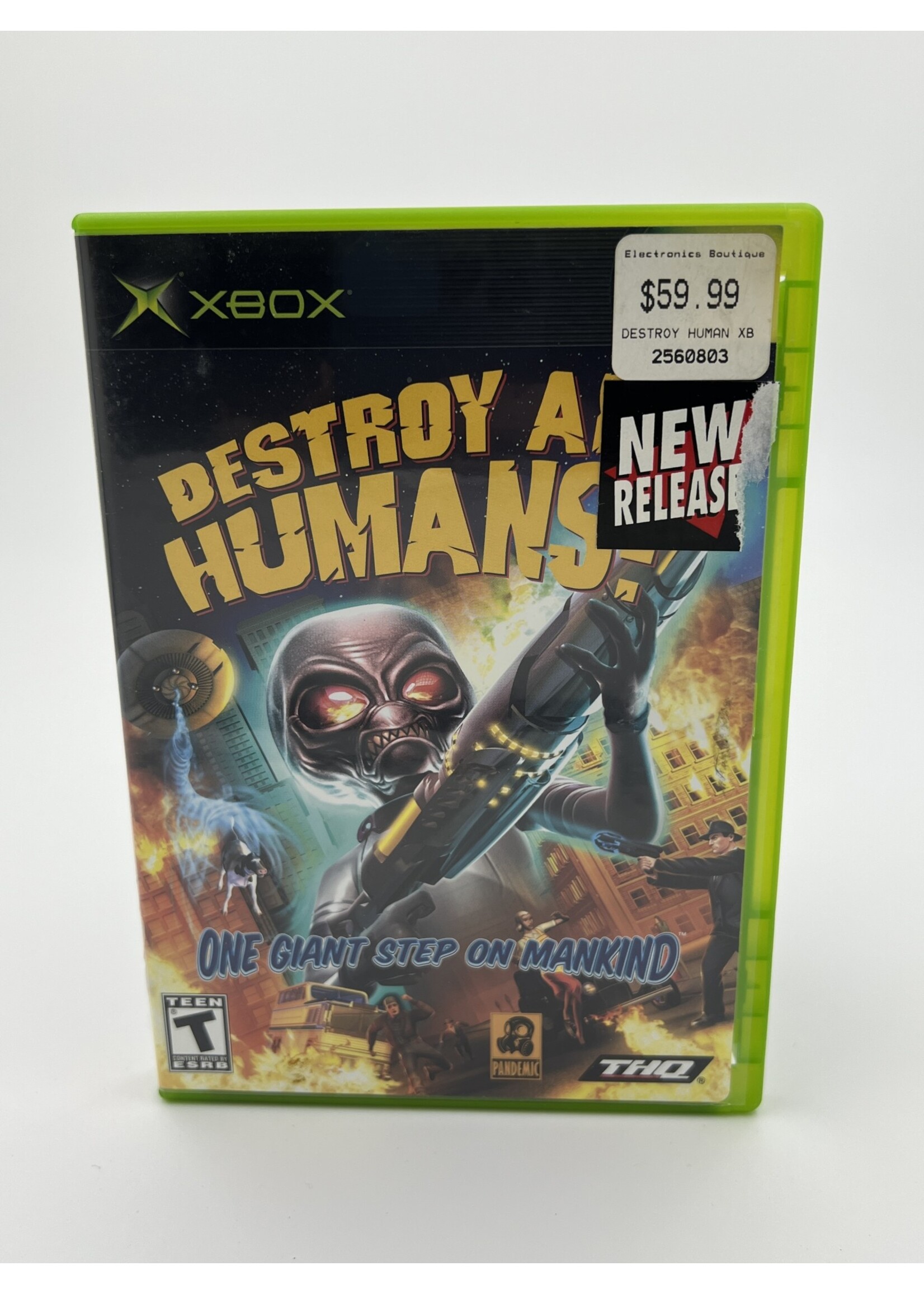 Xbox Destroy All Humans Xbox