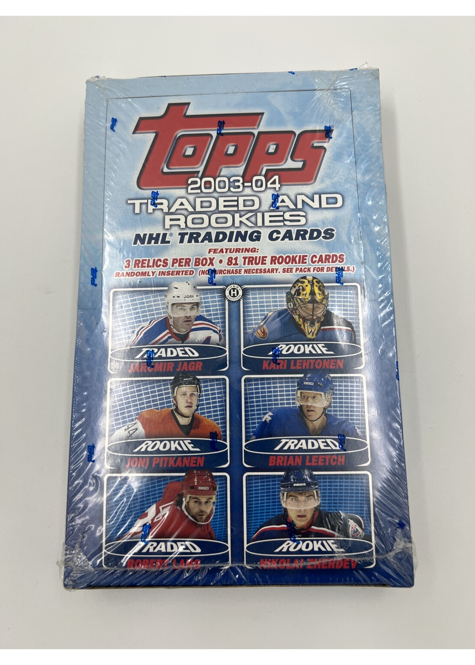 Topps 2003 04 Topps Traded And Rookies Hockey Wax