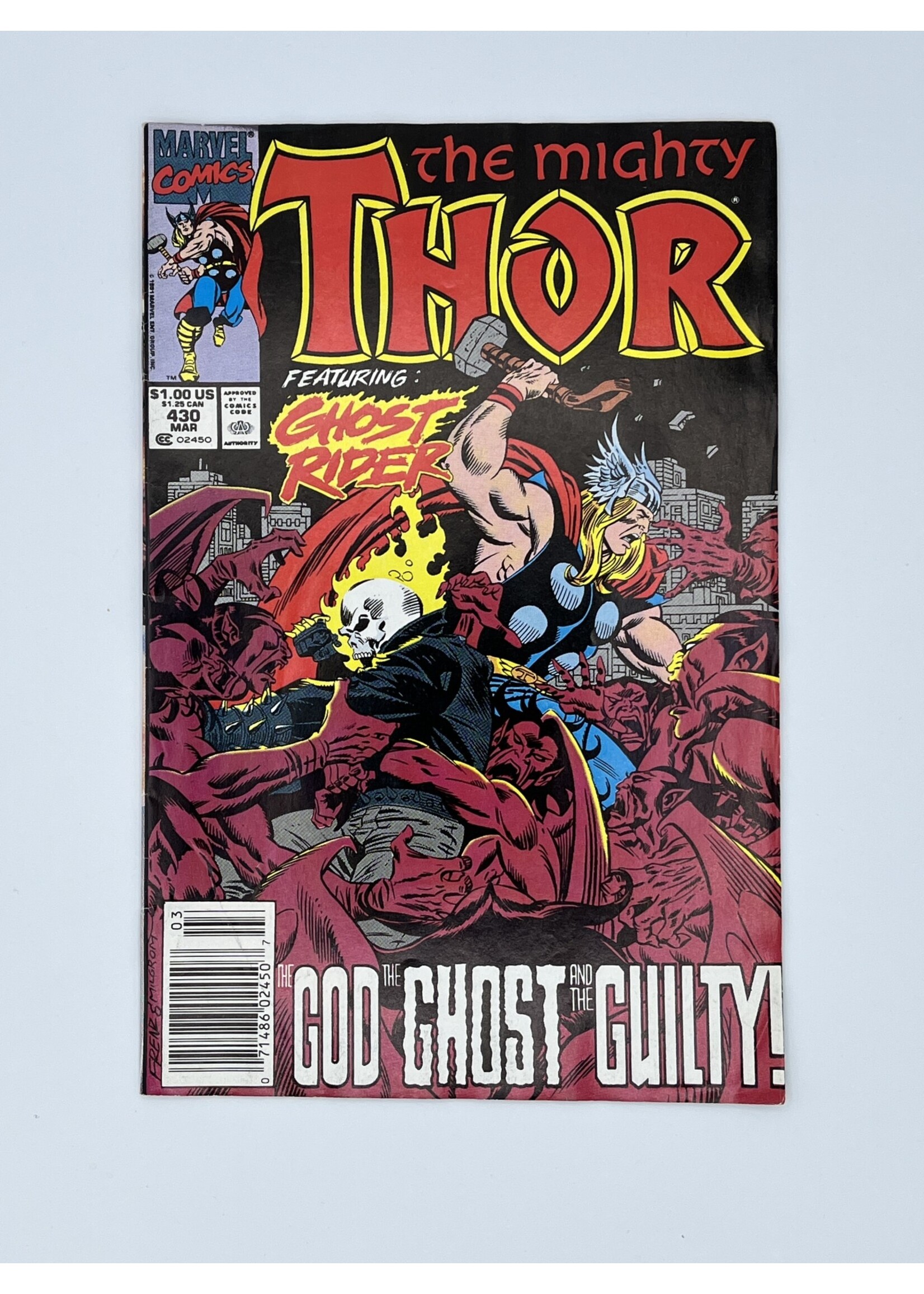 Marvel THE MIGHTY THOR #430 Marvel March 1991