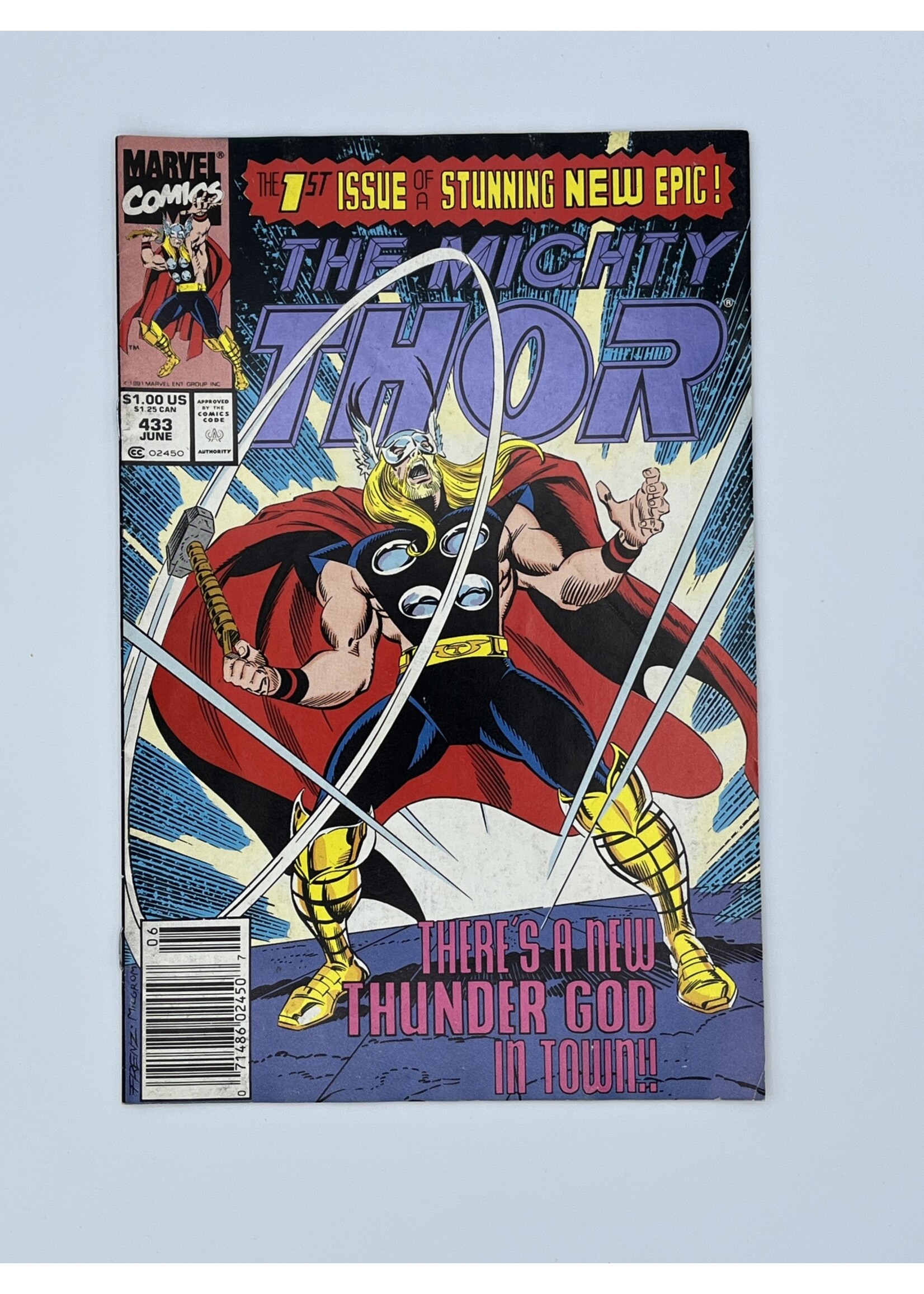 Marvel The MIGHTY THOR #433 Marvel June 1991