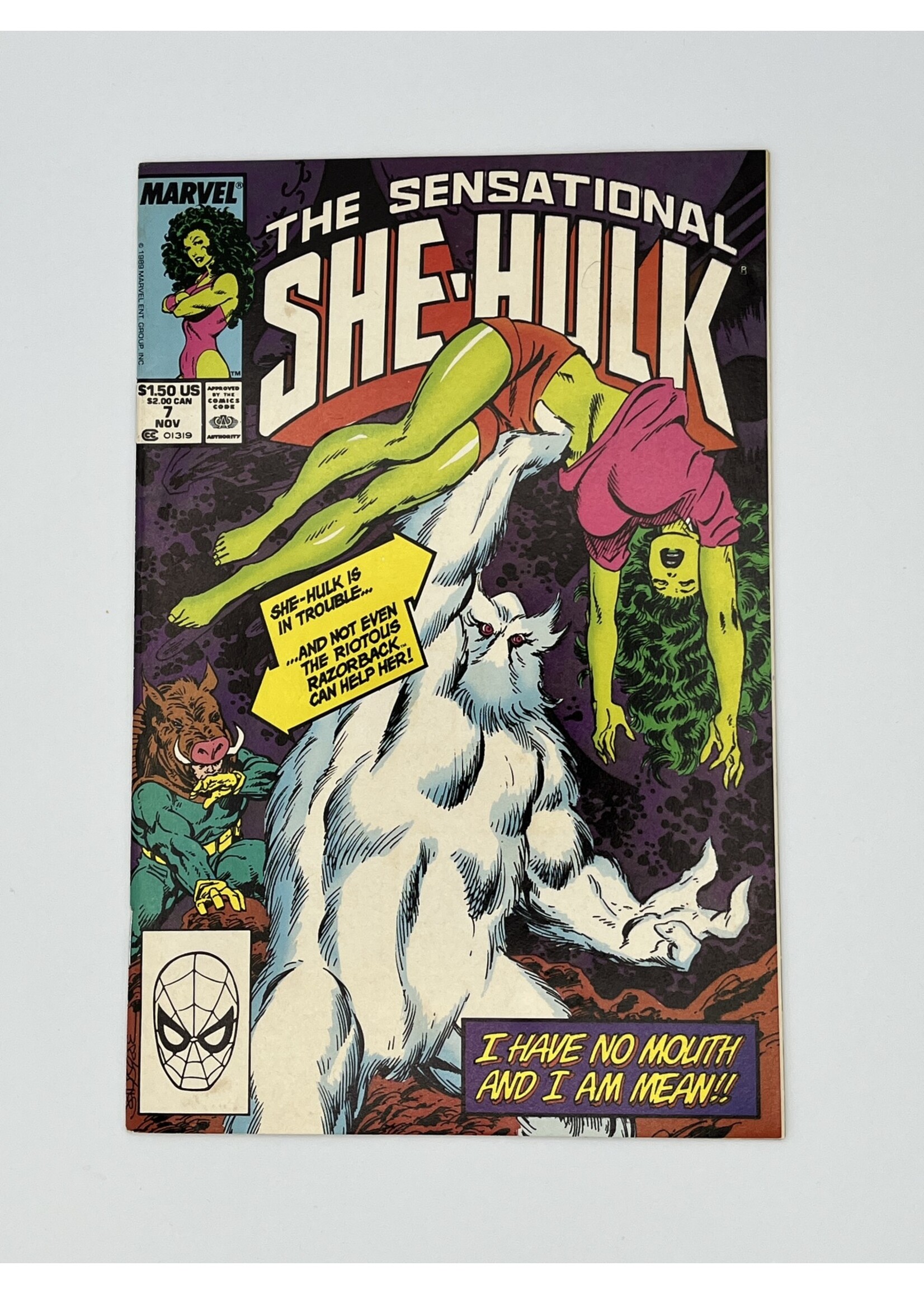 Marvel SENSATIONAL SHE-HULK #7 Marvel November 1989