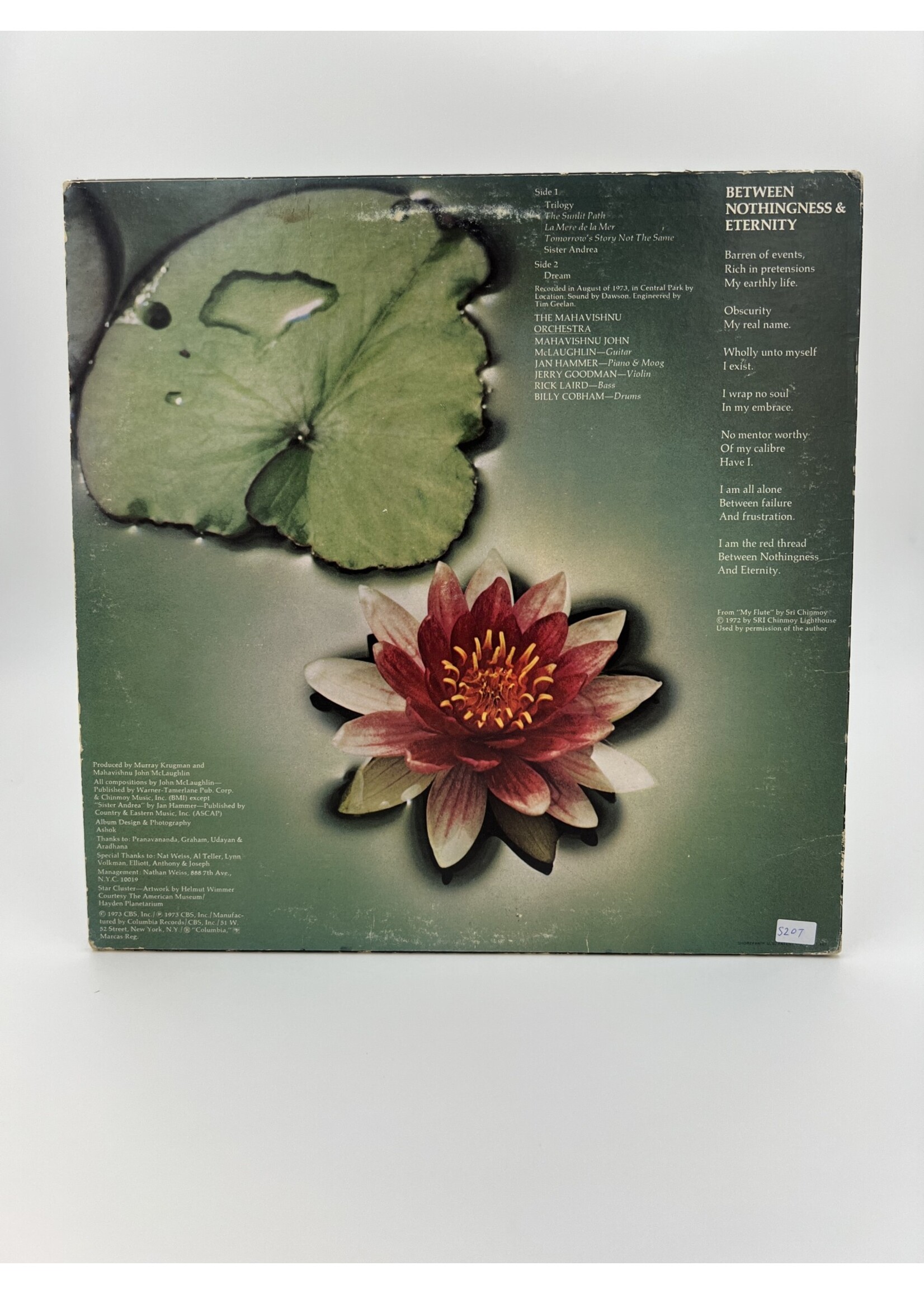 LP Mahavishnu Orchestra Live Between Nothingness And Eternity LP