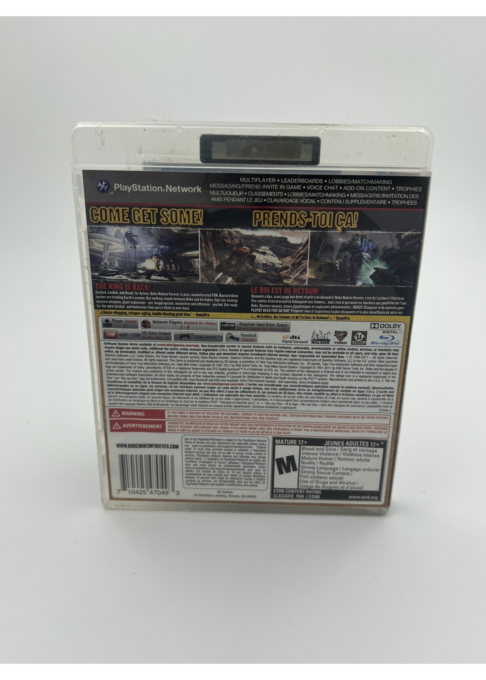 Sony Duke Nukem Forever PS3