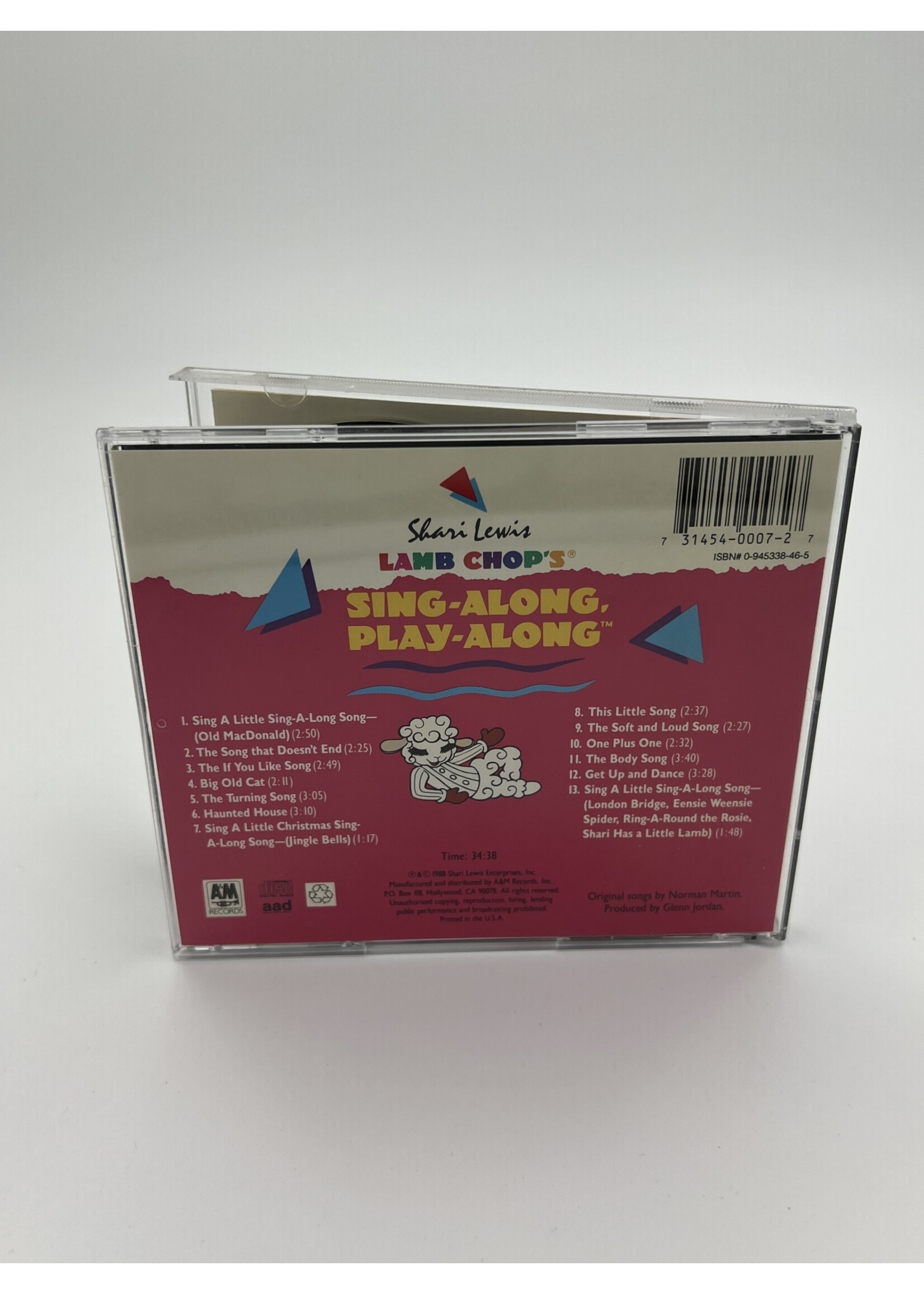 CD Shari Lewis Lamb Chops Sing Along Play Along CD