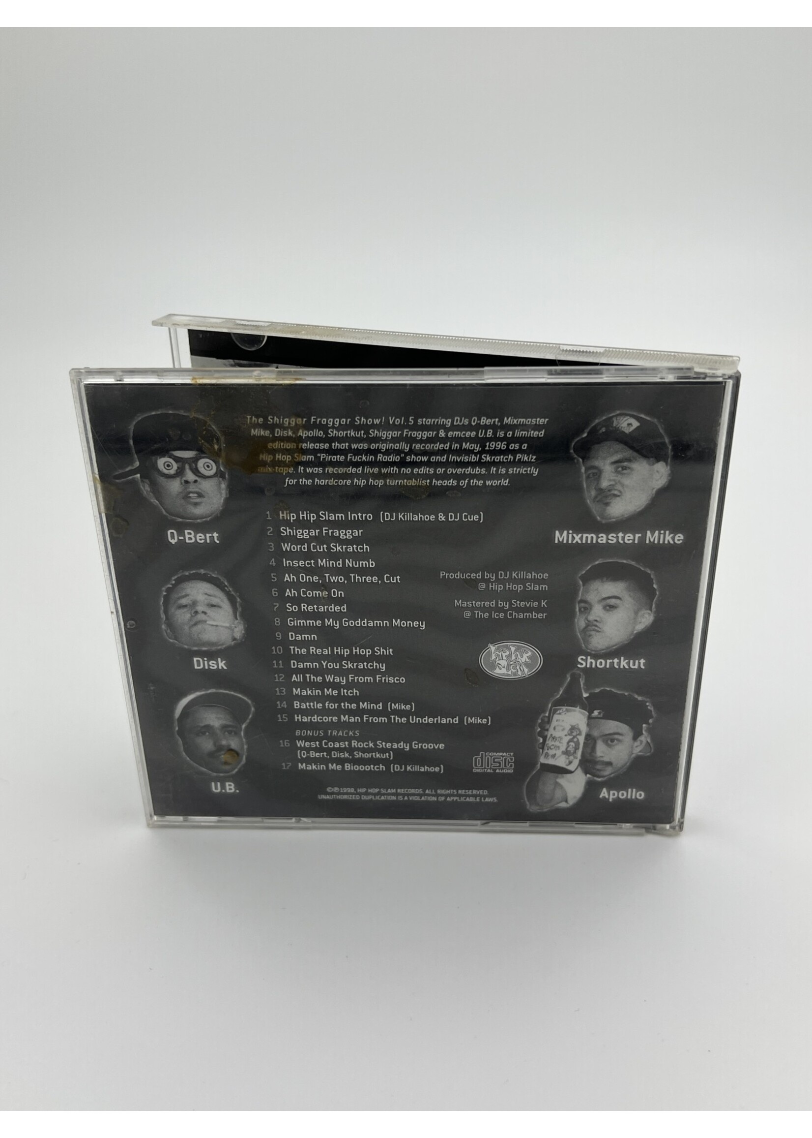 CD The Shiggar Fraggar Show Volume 5 Starring The Invisibl Skratch Piklz Various Artist CD