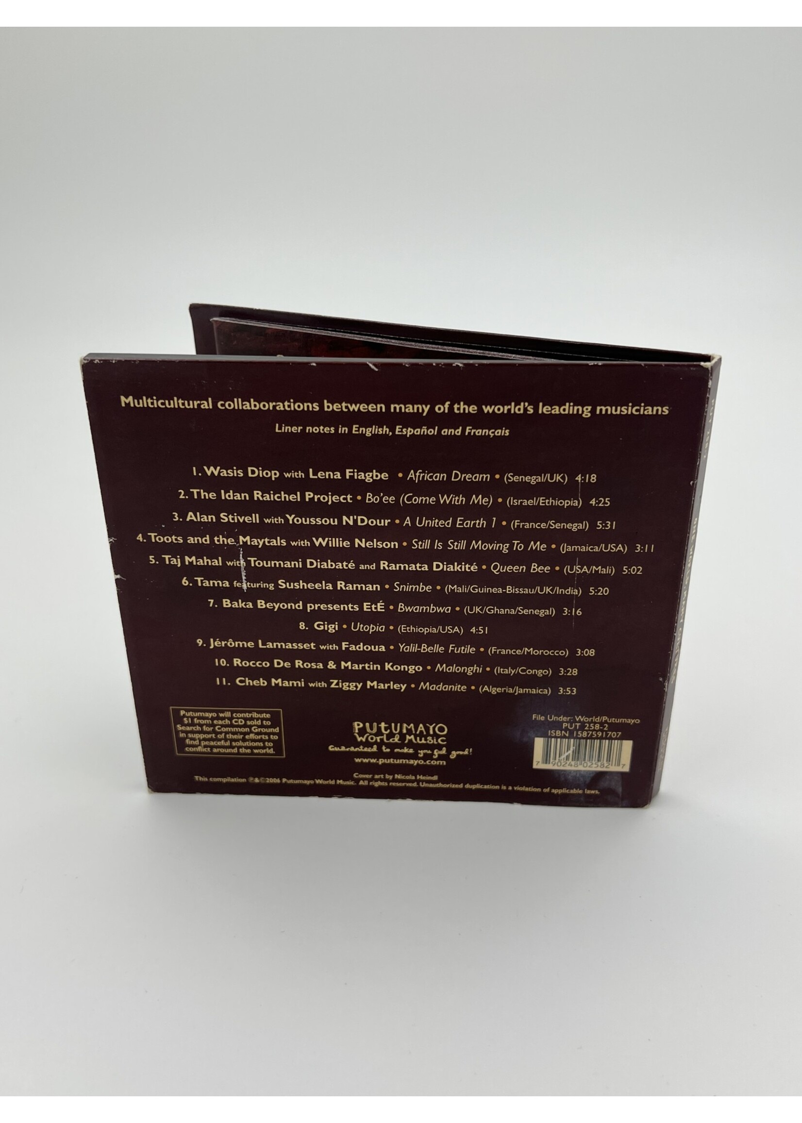 CD Putumayo Presents One World Many Cultures Various Artist CD