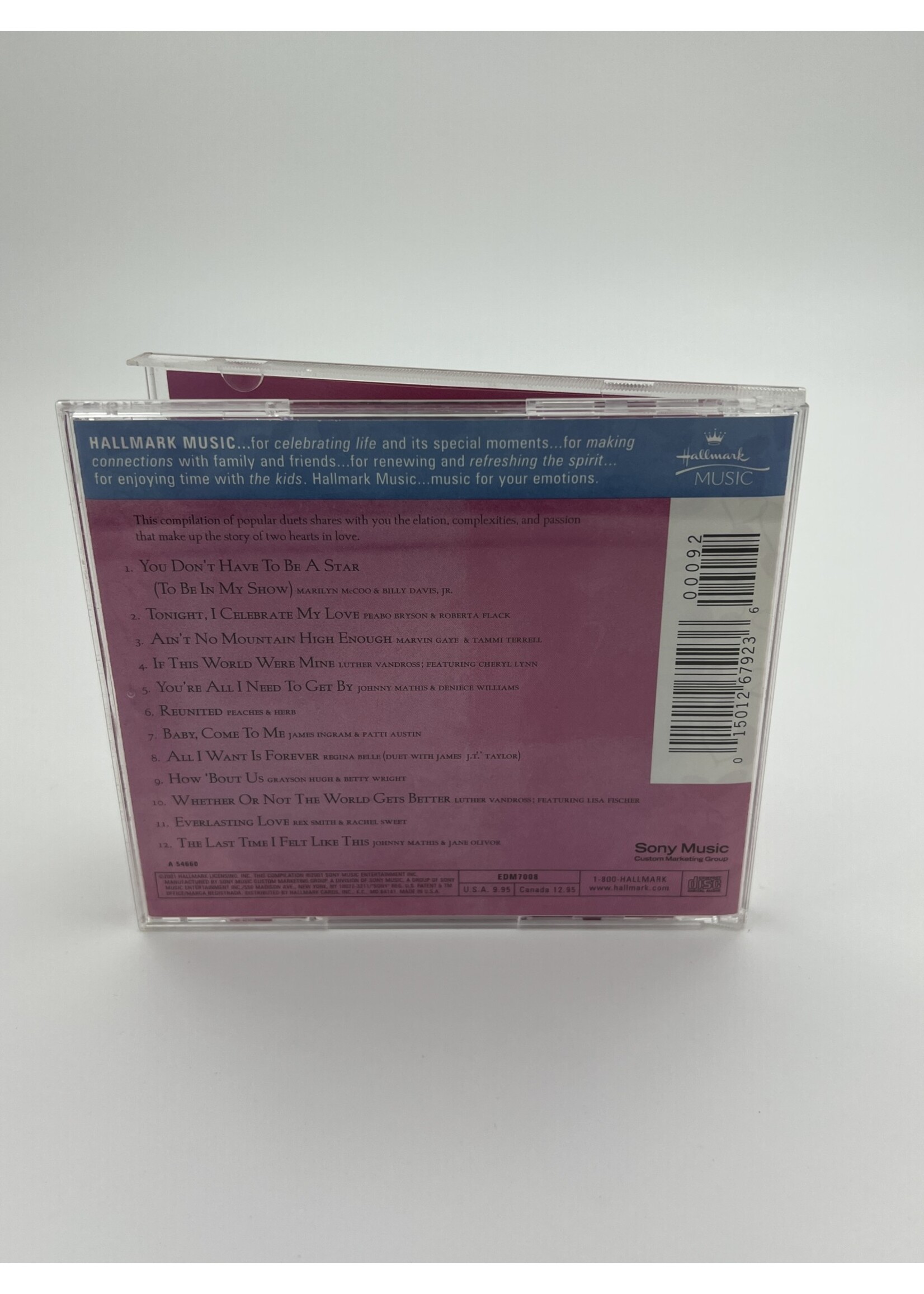 CD Hallmark Love And Kisses Various Female Artists CD
