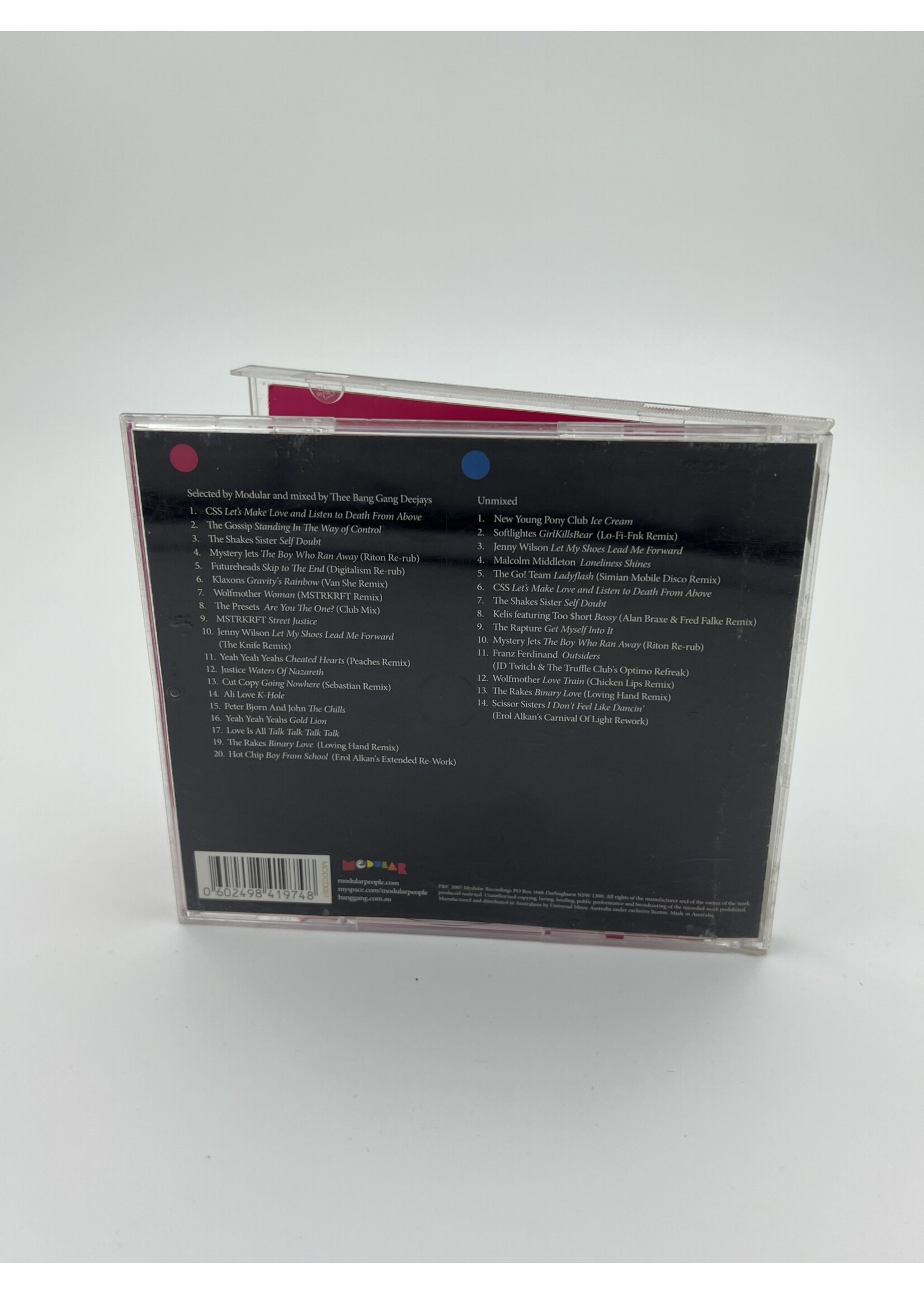 CD Modular Presents Leave Them All Behind 2 Various Artist 2 CD
