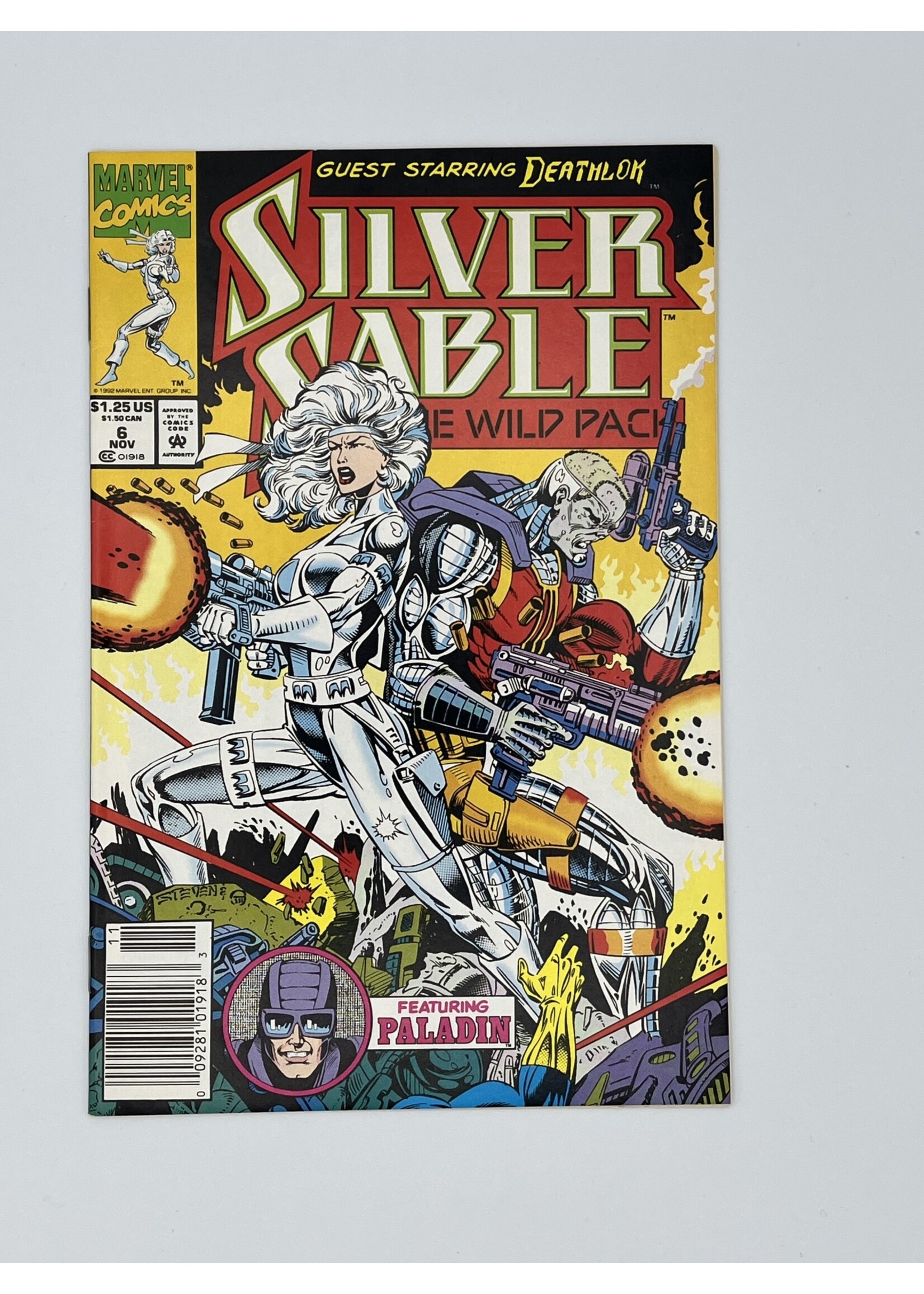 Marvel SILVER SABLE And THE WILD PACK #6 Marvel November 1992