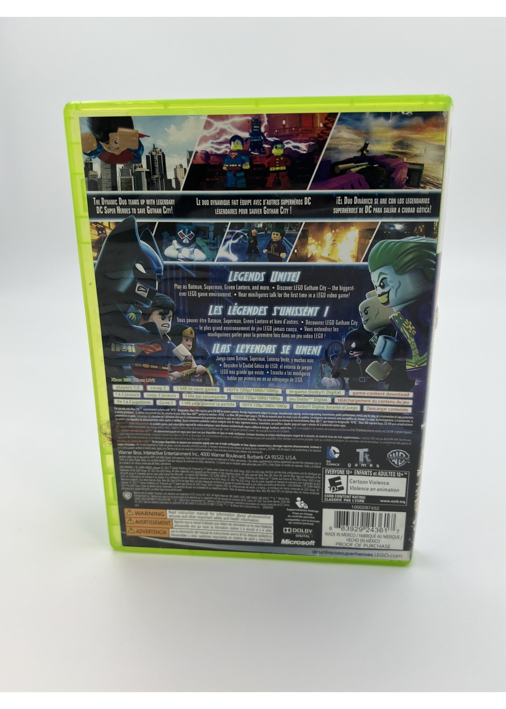 Xbox LEGO Batman 2 DC Super Heroes Xbox 360