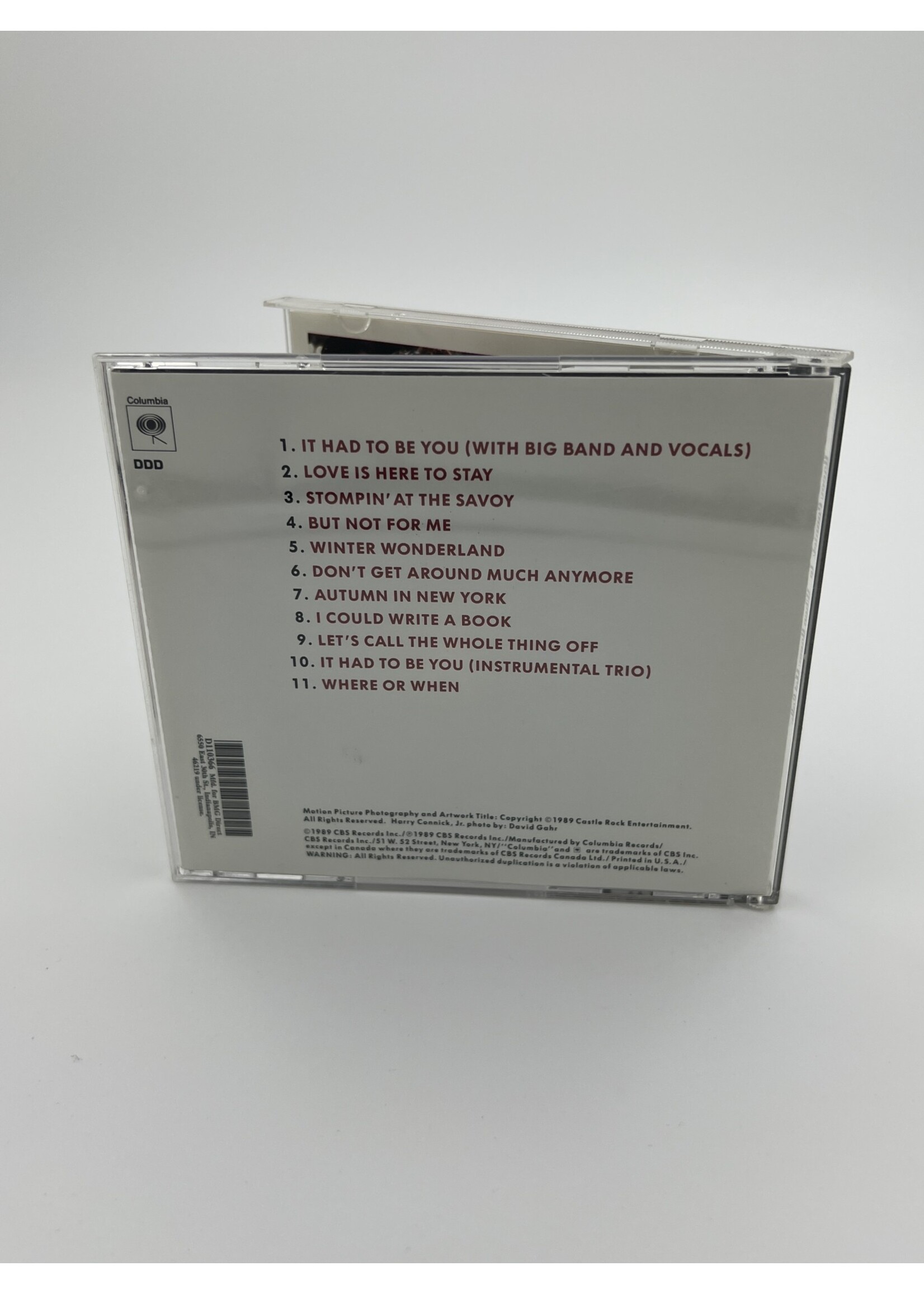 CD When Harry Met Sally Motion Picture Soundtrack CD