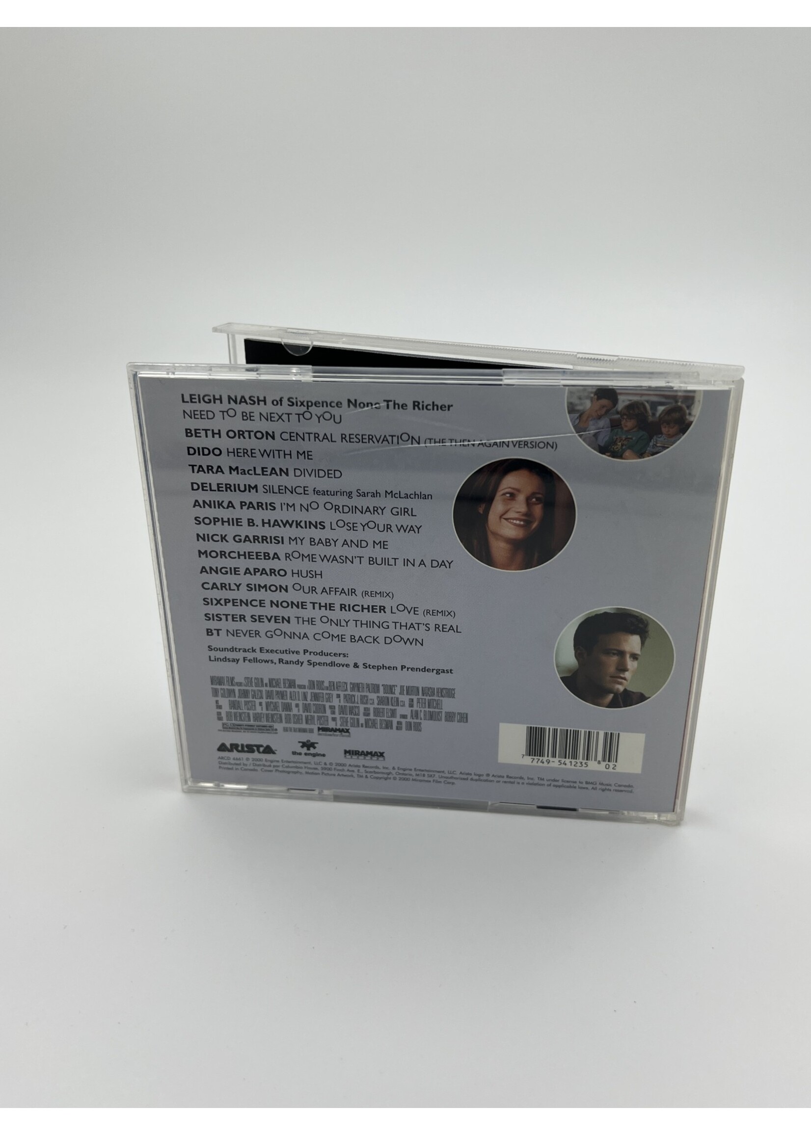 CD Bounce Motion Picture Soundtrack CD