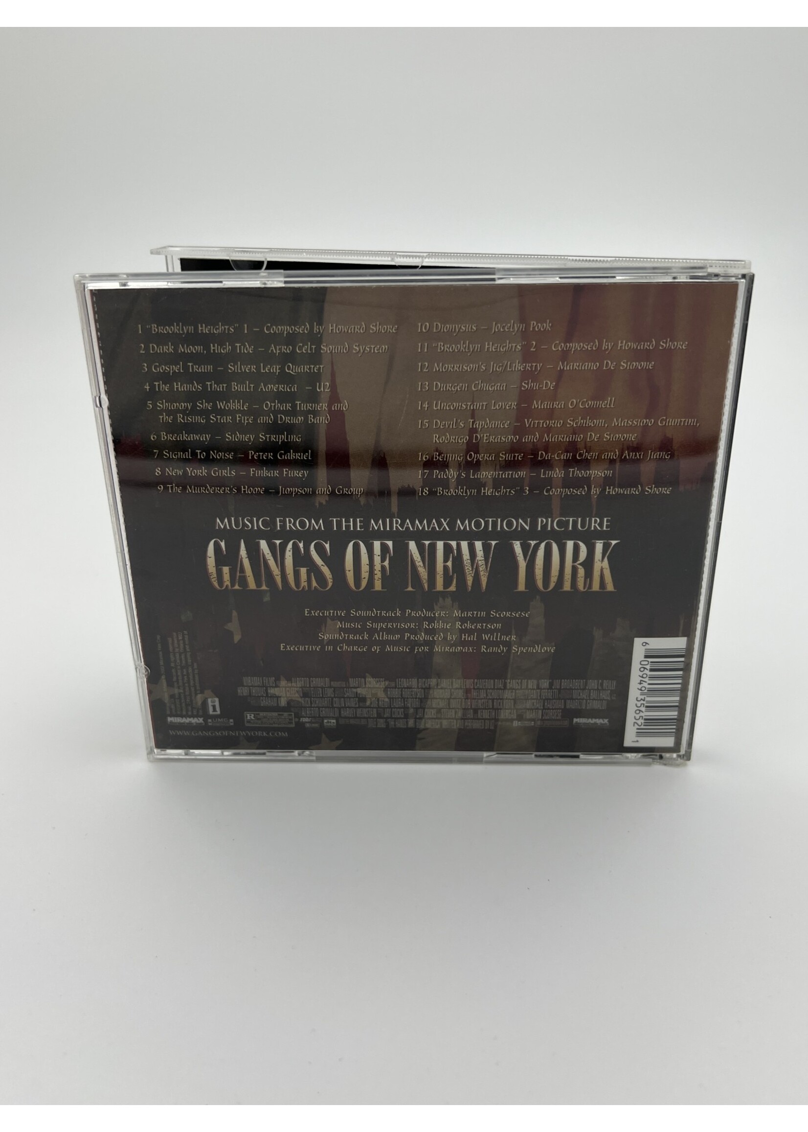 CD Gangs Of New York Motion Picture Soundtrack CD