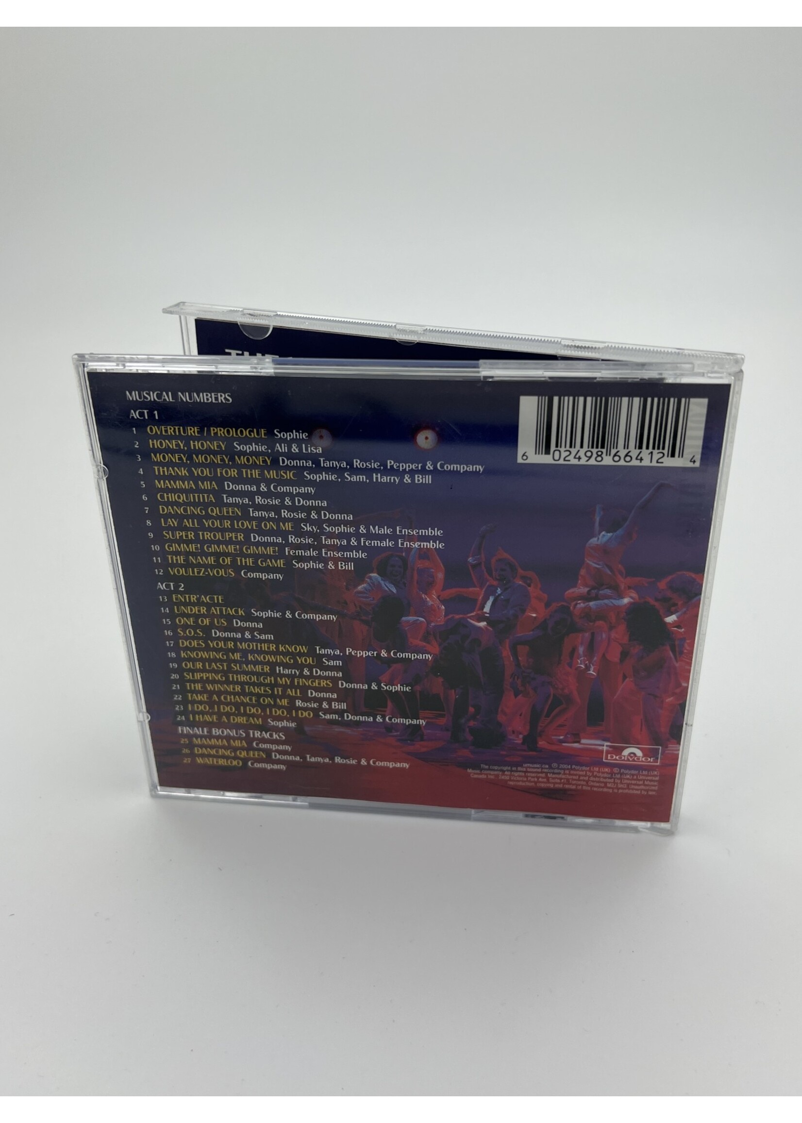 CD Mamma Mia Original Cast Recording Special Edition CD