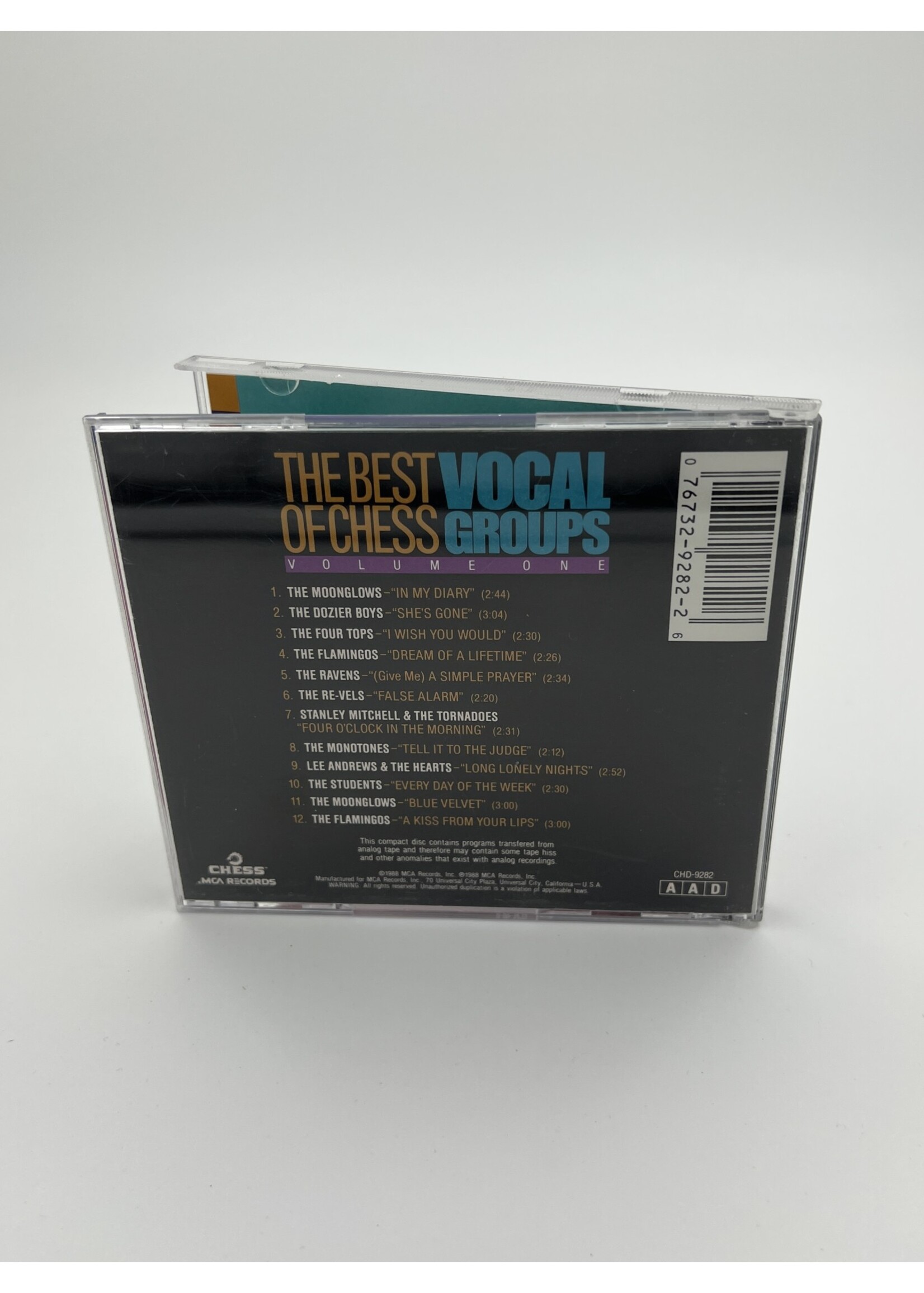 CD The Best Of Chess Vocal Groups Volume One Various Artists CD