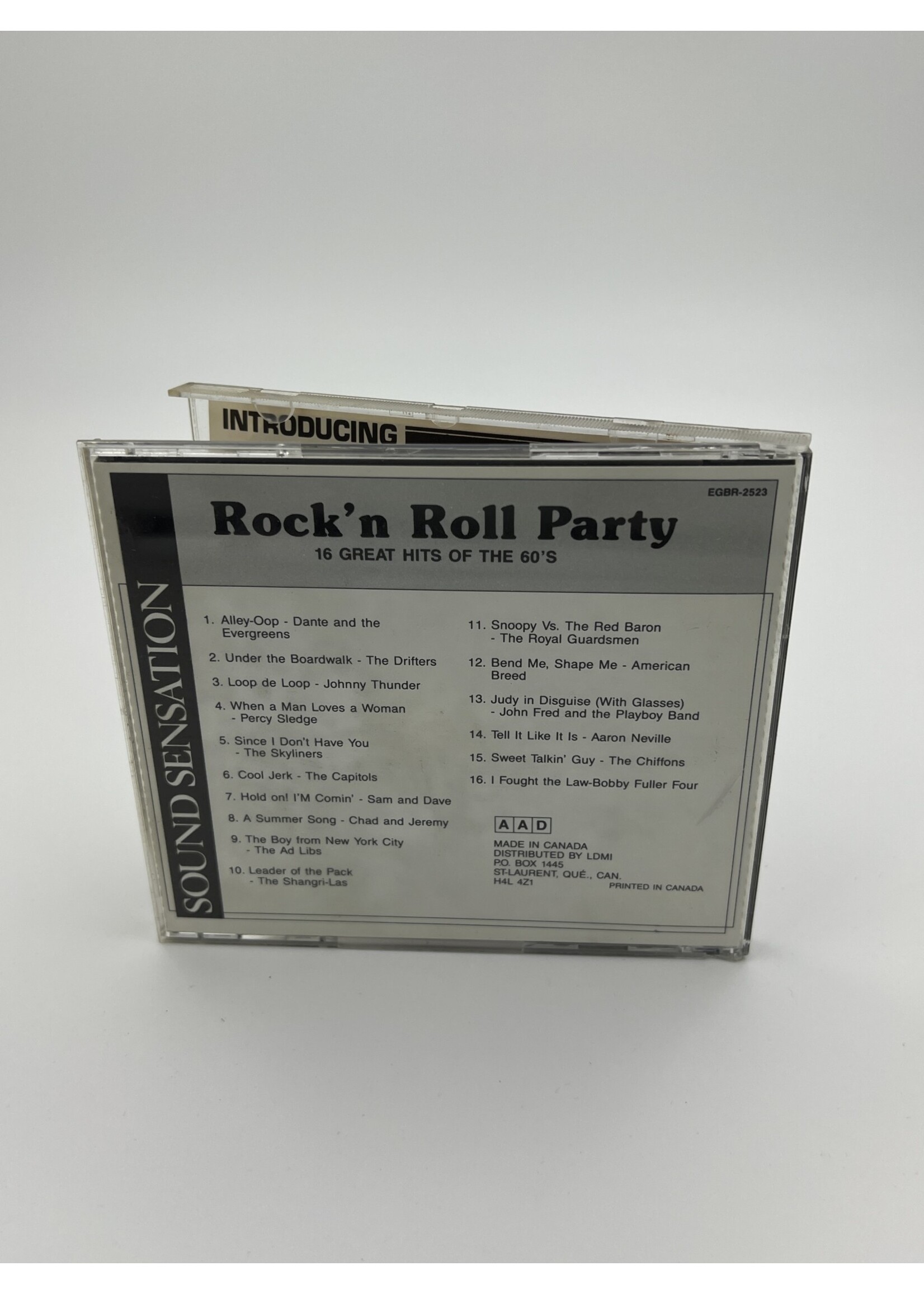 CD Rock N Roll Party 16 Great Hits Of The 60s Original Artists CD