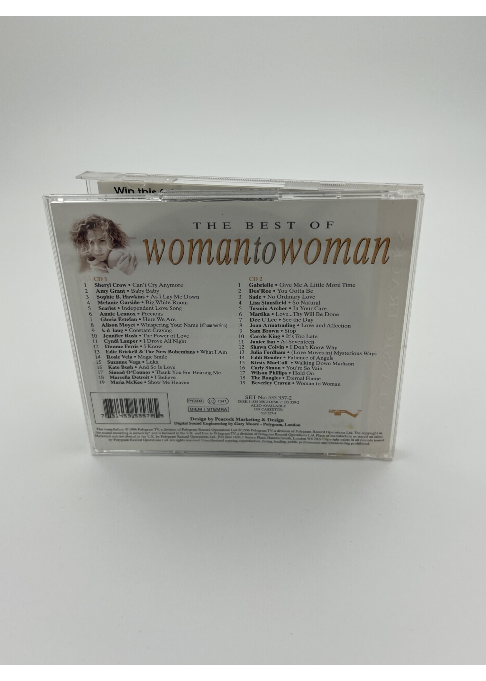 CD The Best Of Woman To Woman Various Artist 2 CD