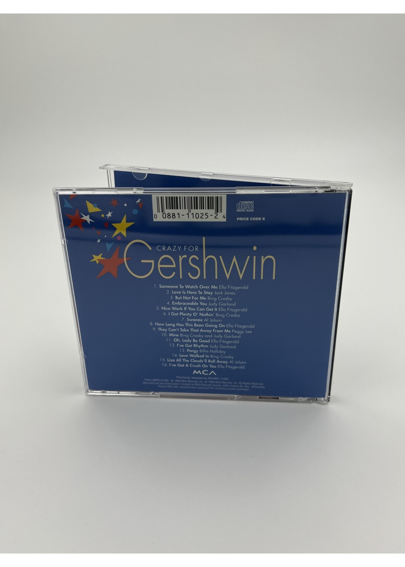 CD Crazy For Gershwin Various Artist CD