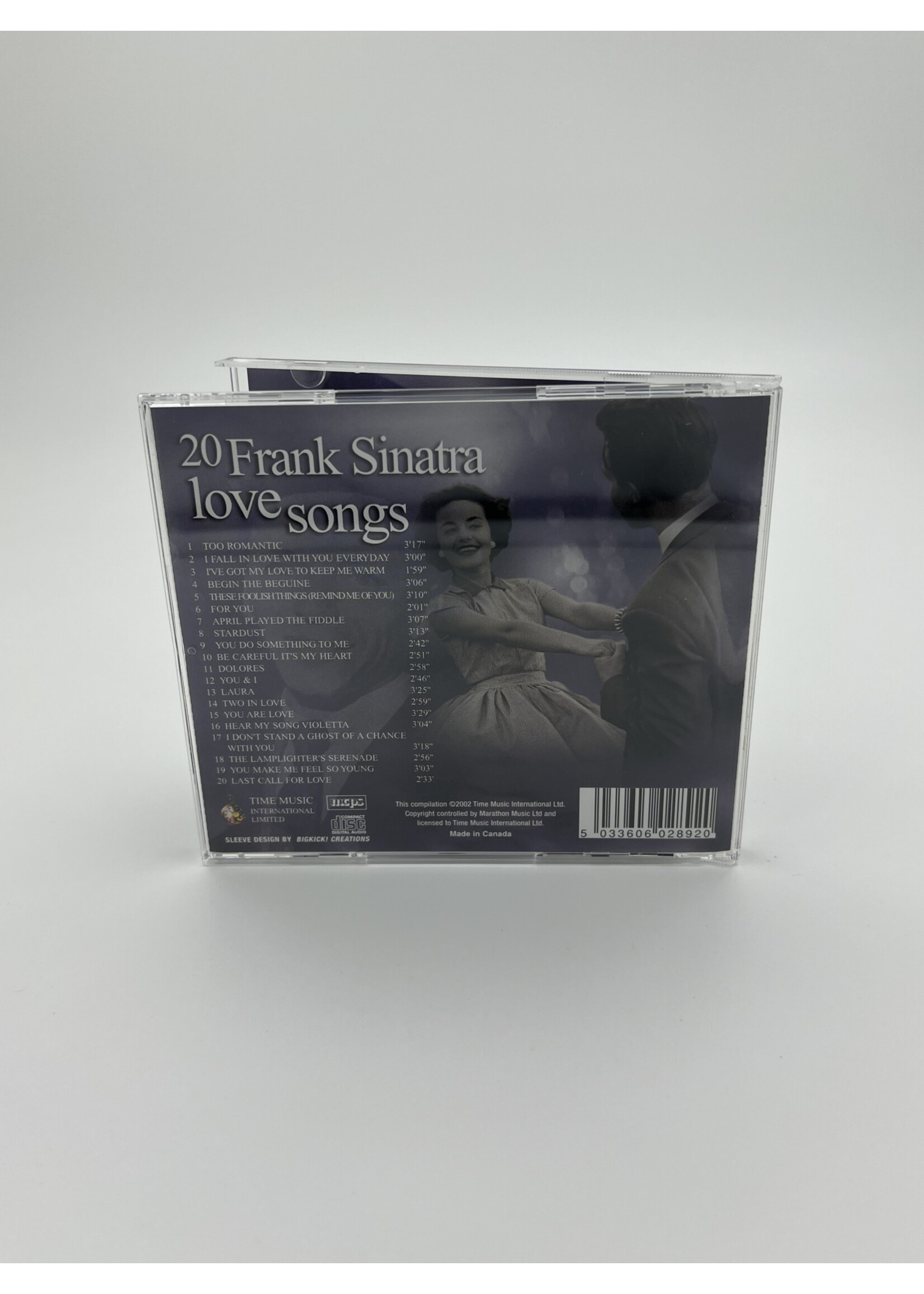 CD 20 Frank Sinatra Love Songs CD
