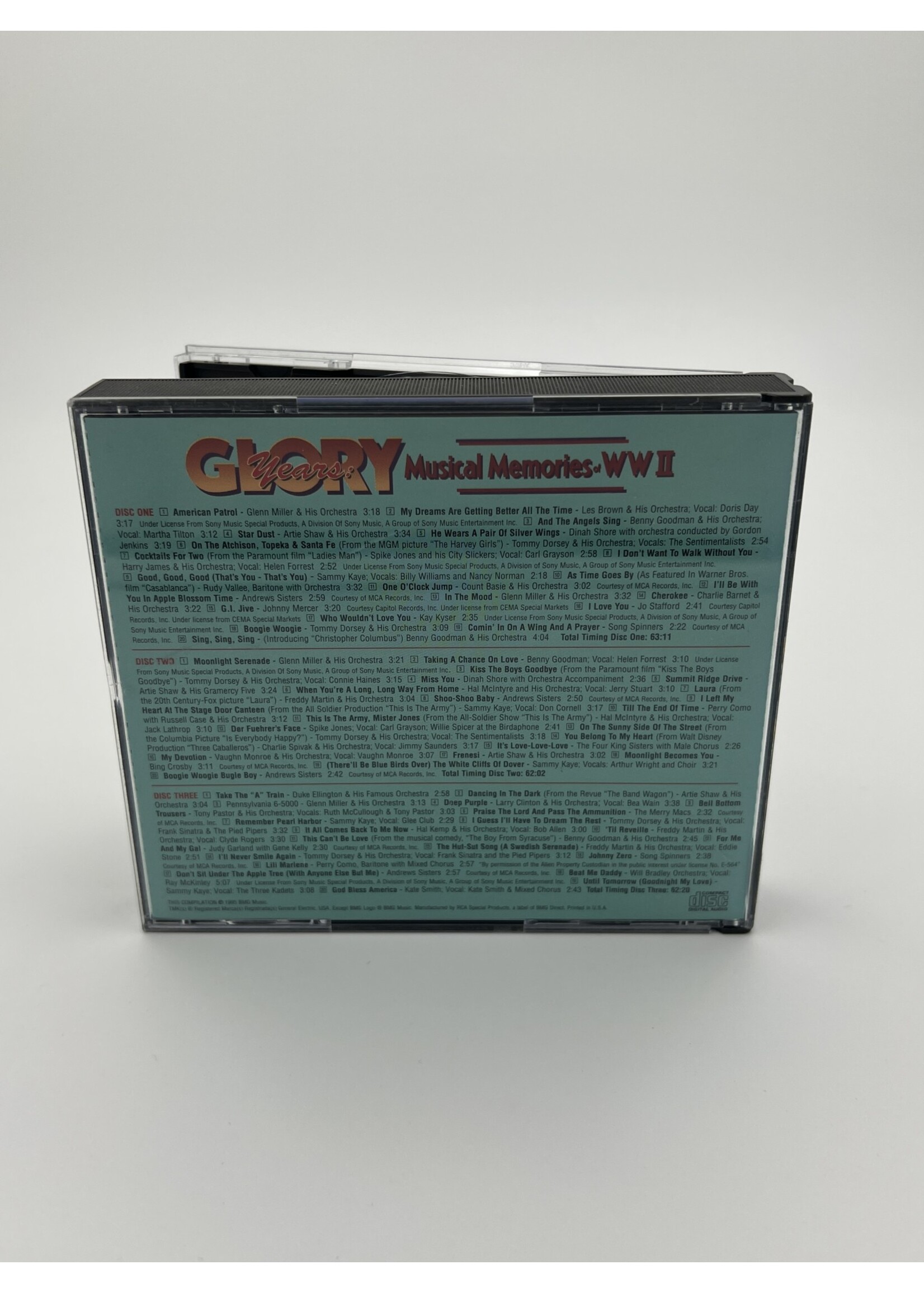 CD Glory Years Musical Memories Of WW2 3 CD