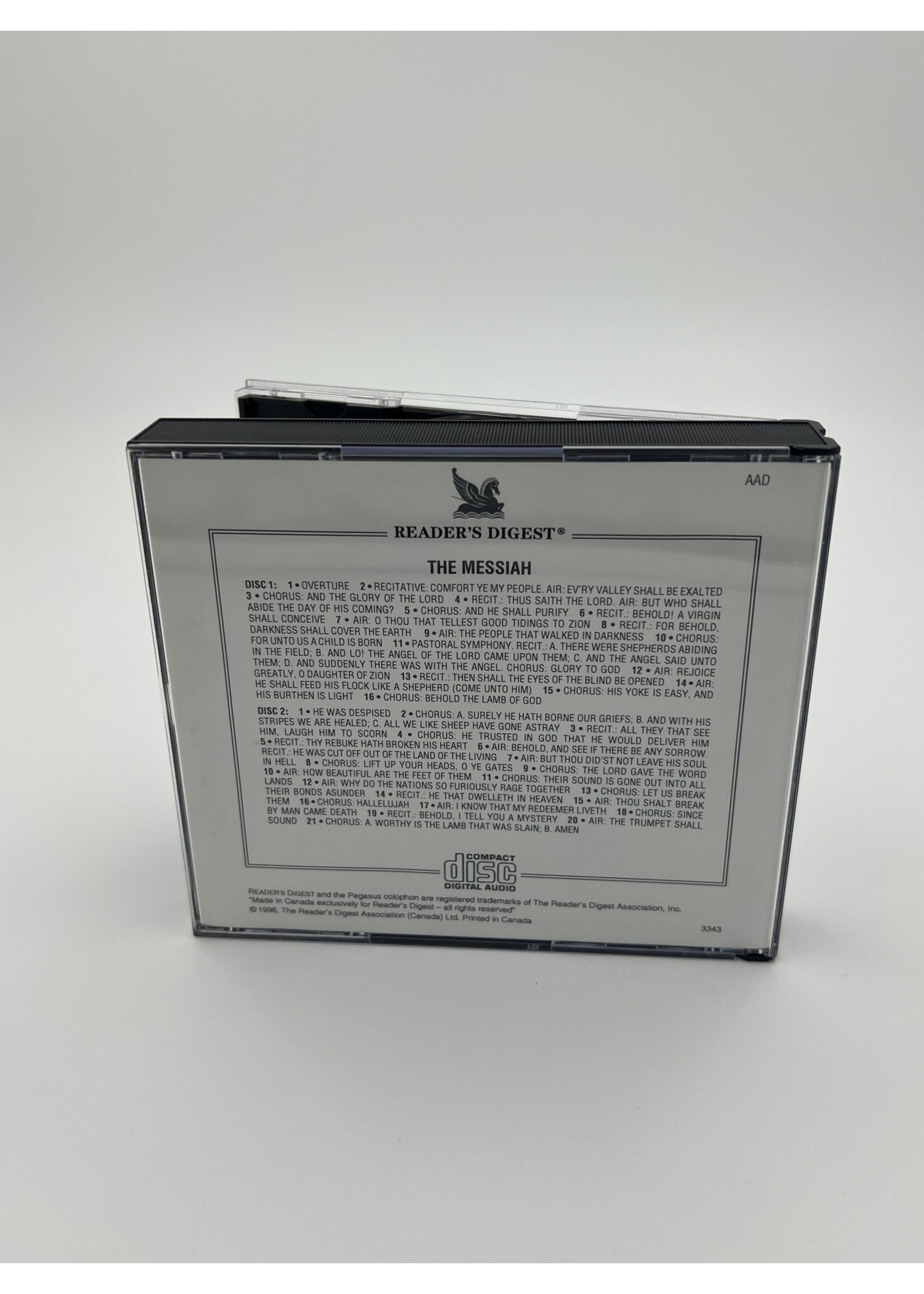 CD George Frederick Handel The Messiah 2 CD