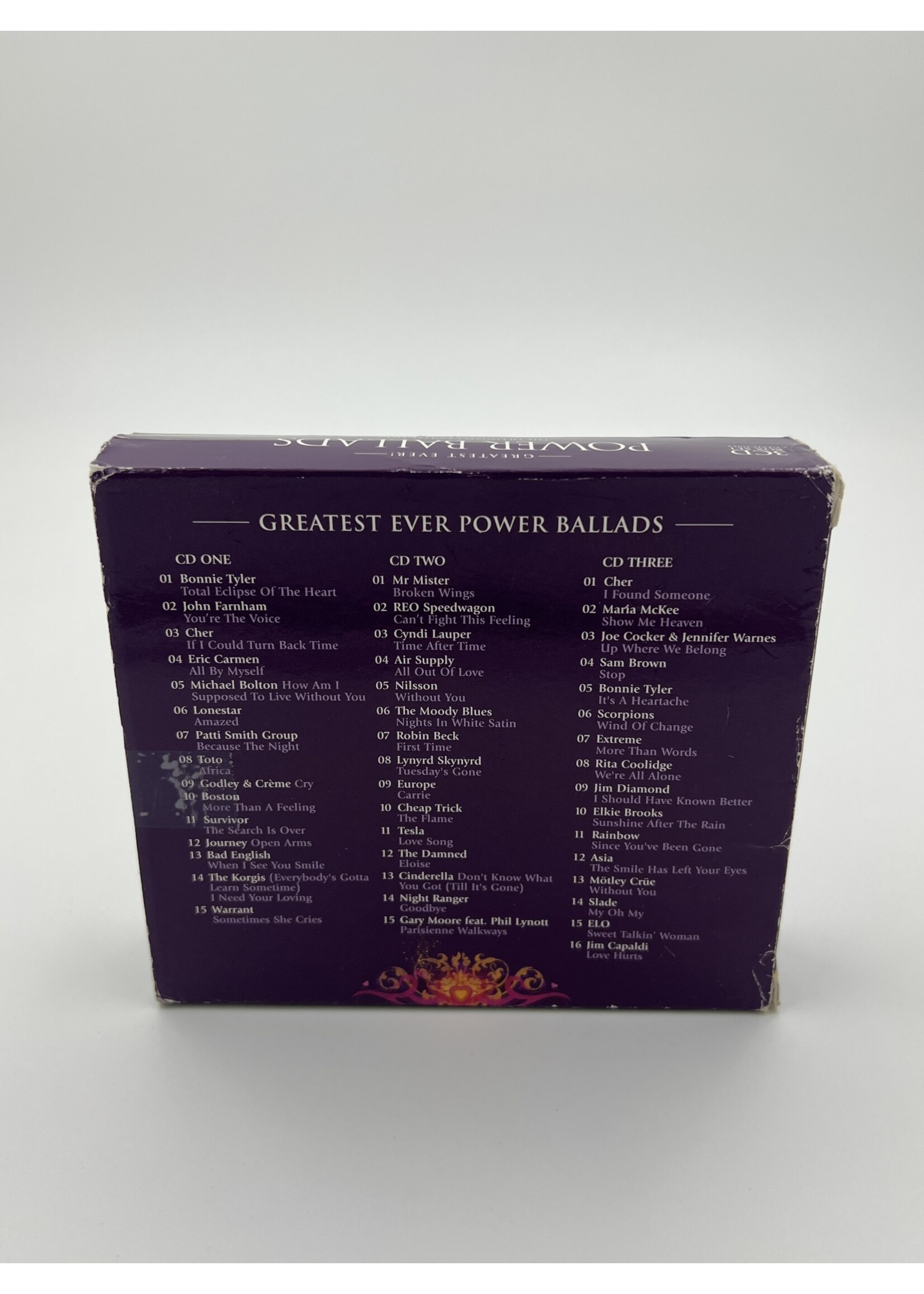 CD Greatest Ever Power Ballads The Definitive Collection 3 CD