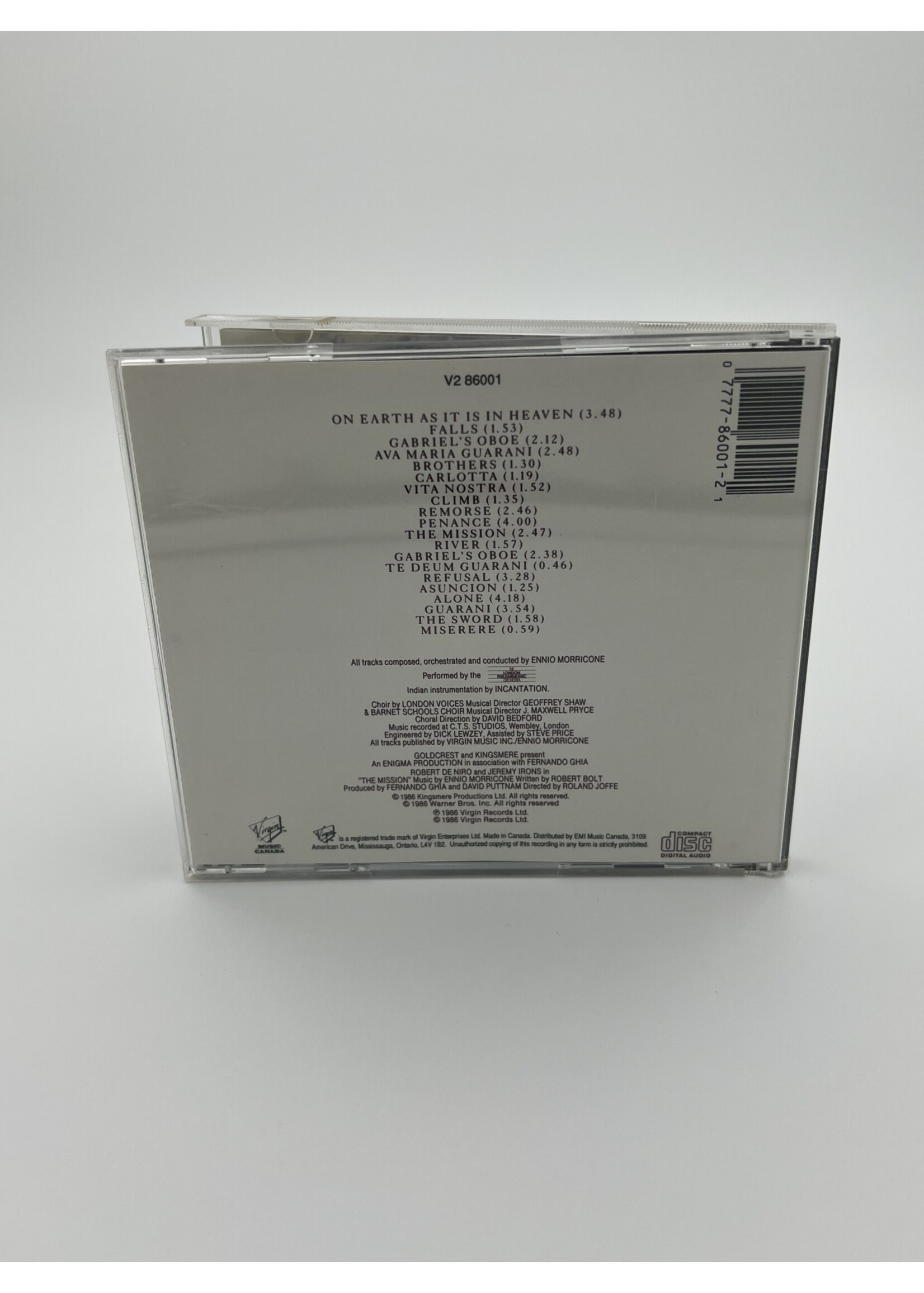 CD The Mission By Ennio Morricone Soundtrack CD