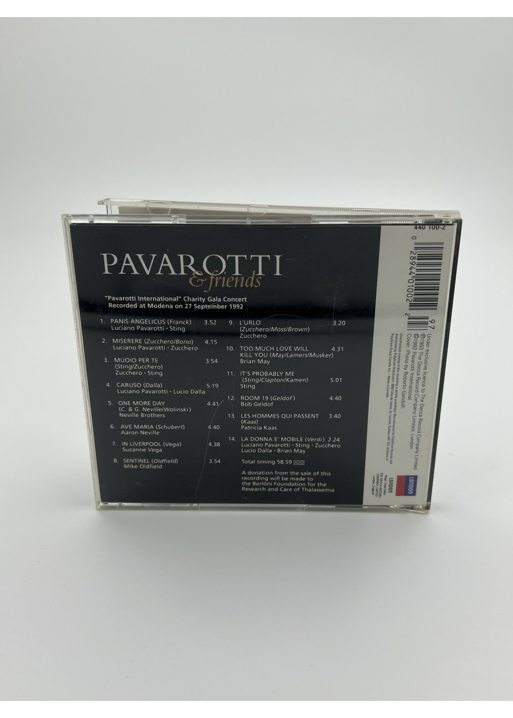 CD Pavarotti And Friends CD