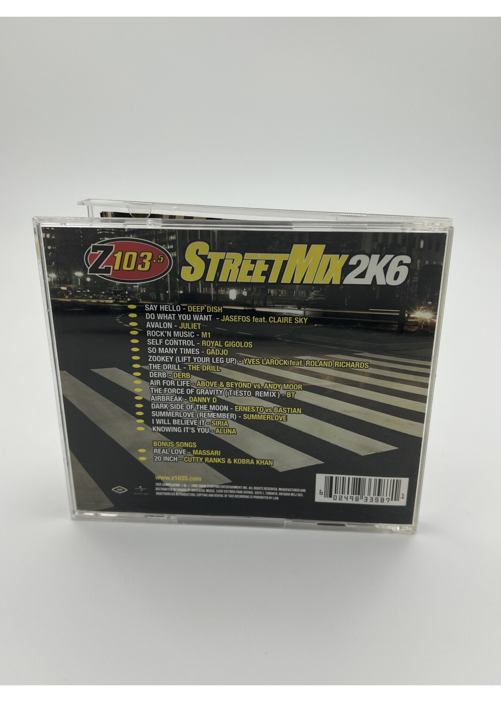 CD Street Mix 2K6 Various Artist CD