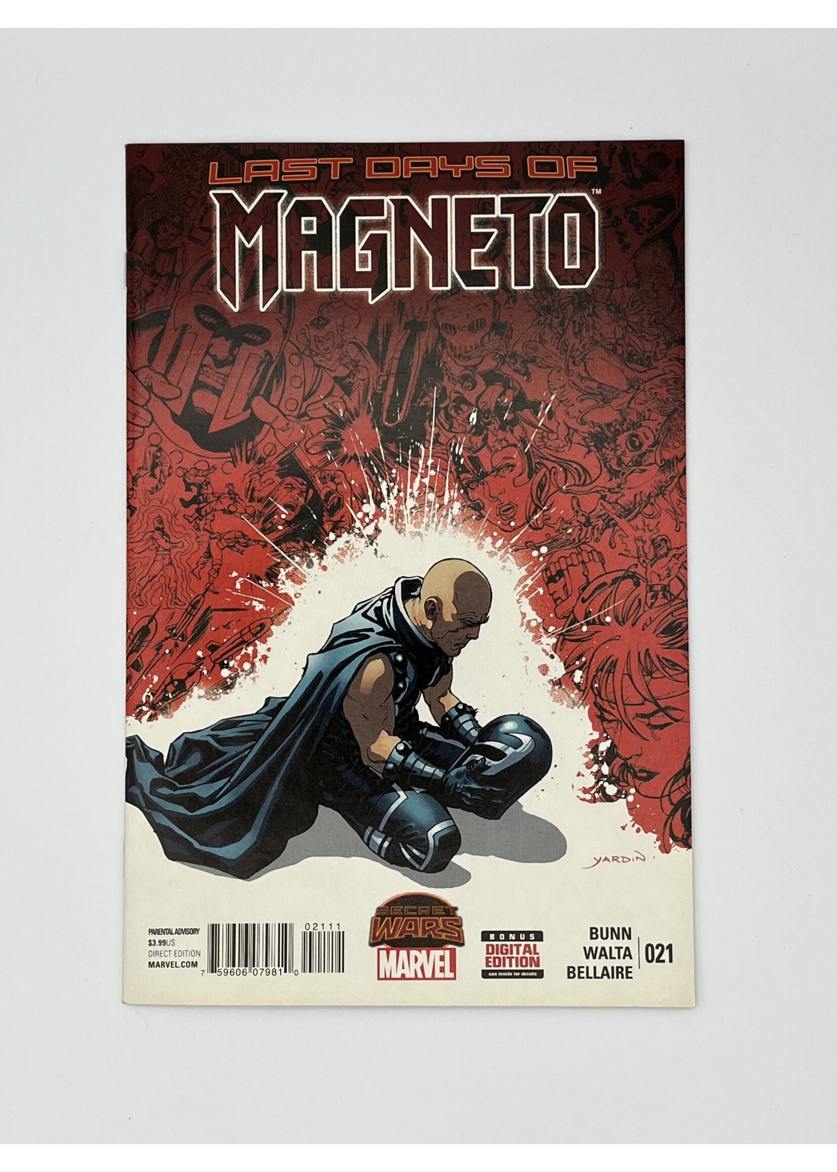 Marvel MAGNETO #21 Marvel October 2015
