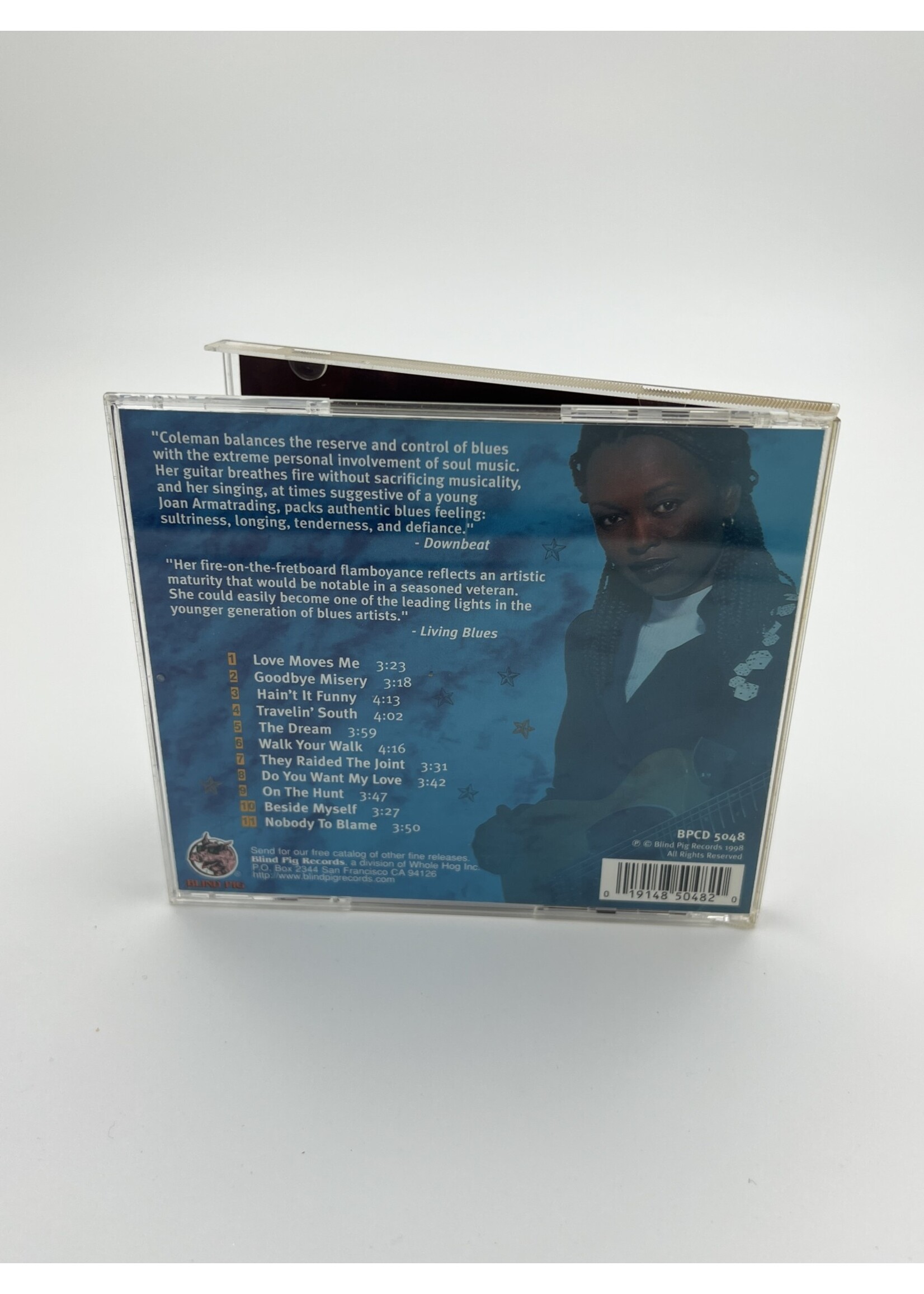 CD Deborah Coleman Where Blue Begins CD