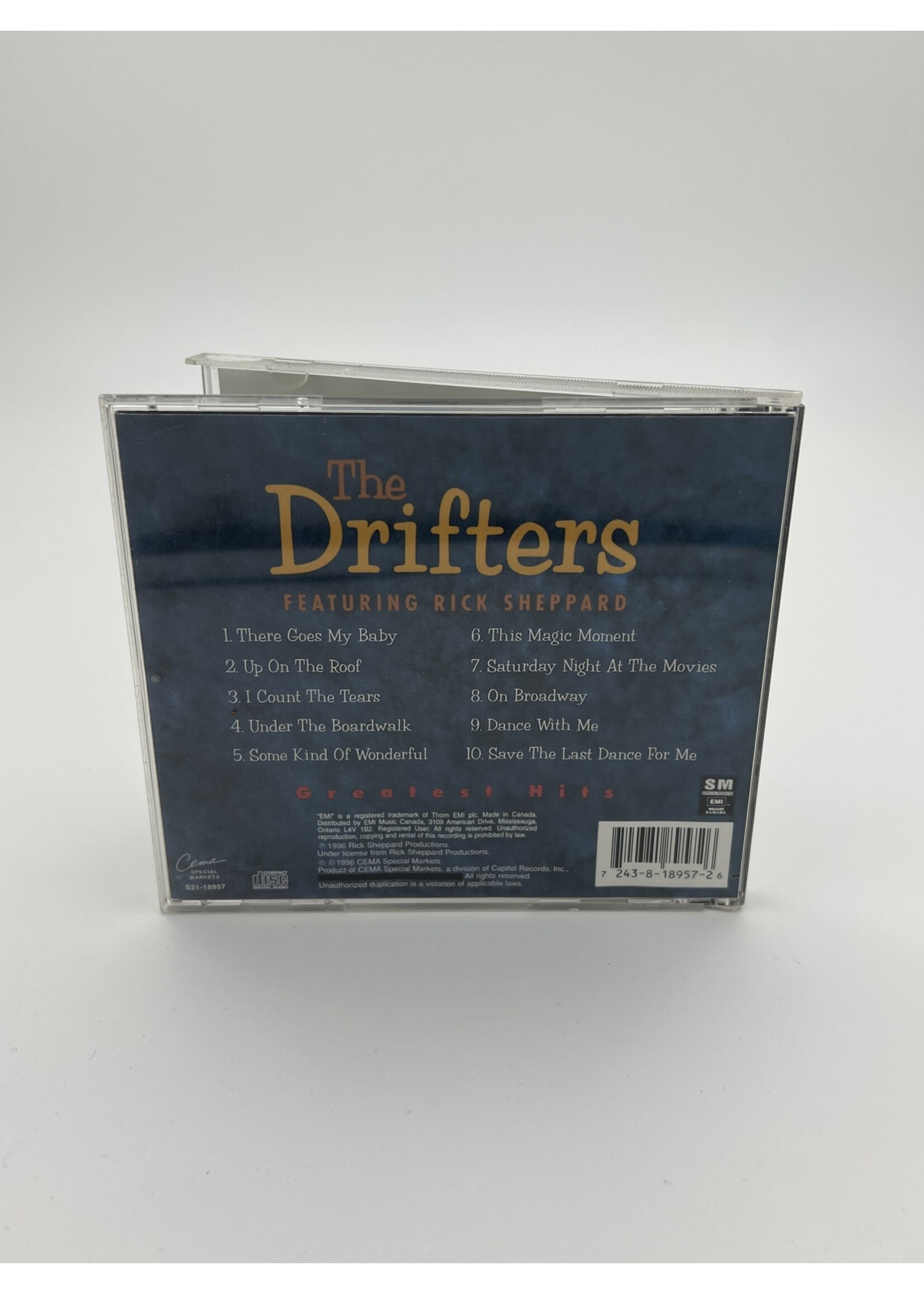 CD The Drifters Featuring Rick Sheppard Greatest Hits CD