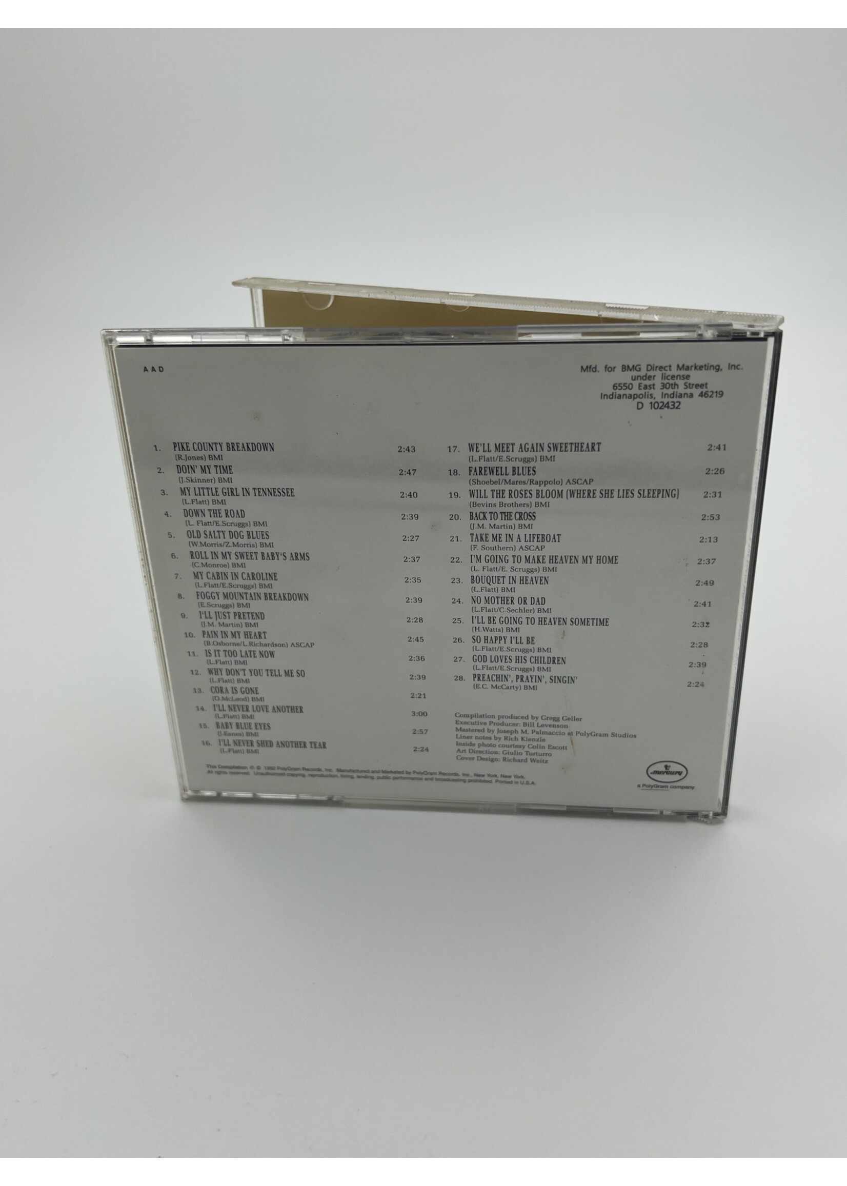 CD Lester Flatt Earl Scruggs And The Foggy Mountain Boys The Complete Mercury Sessions CD