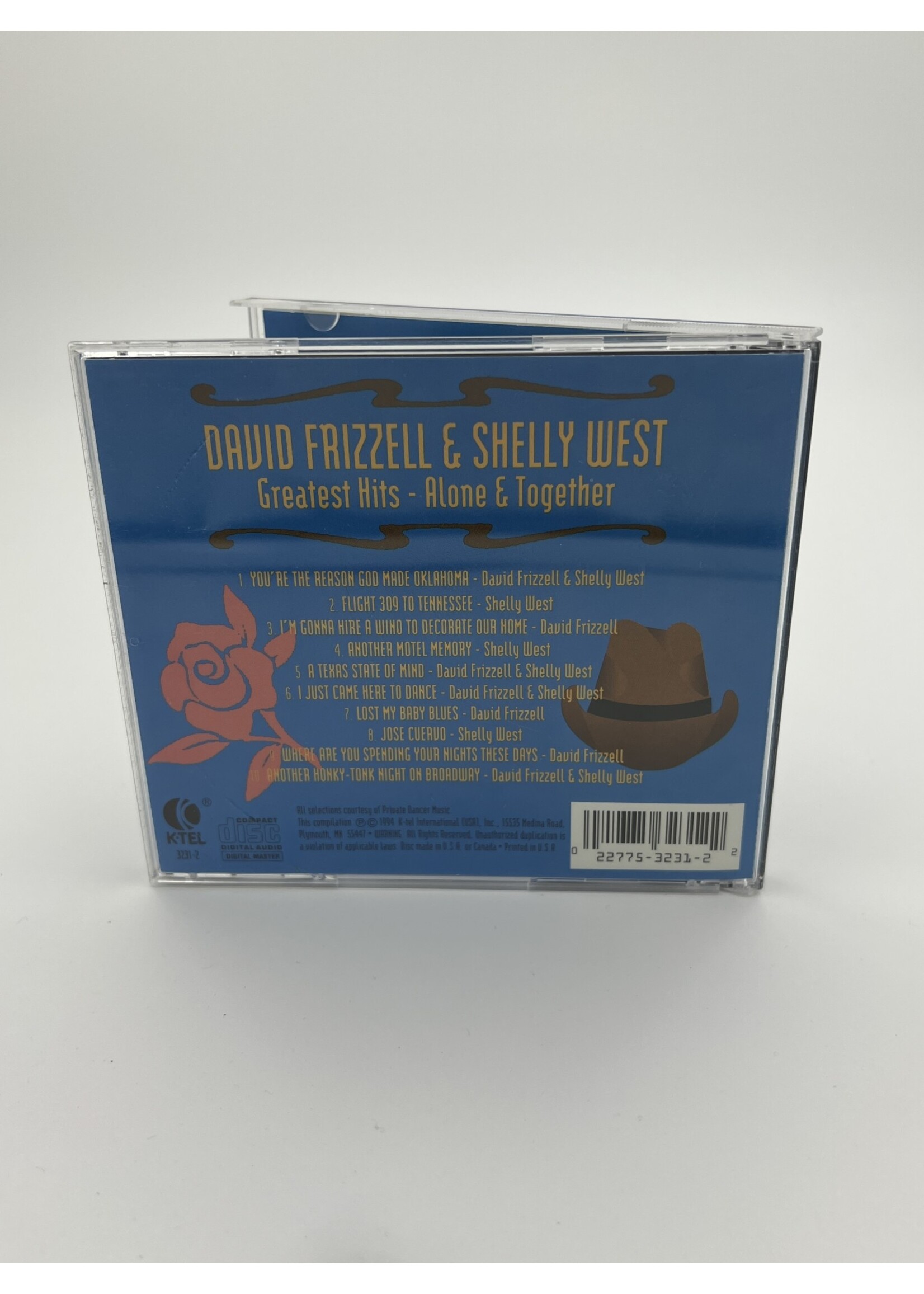 CD David Frizzell And Shelly West Greatest Hits Alone And Together CD
