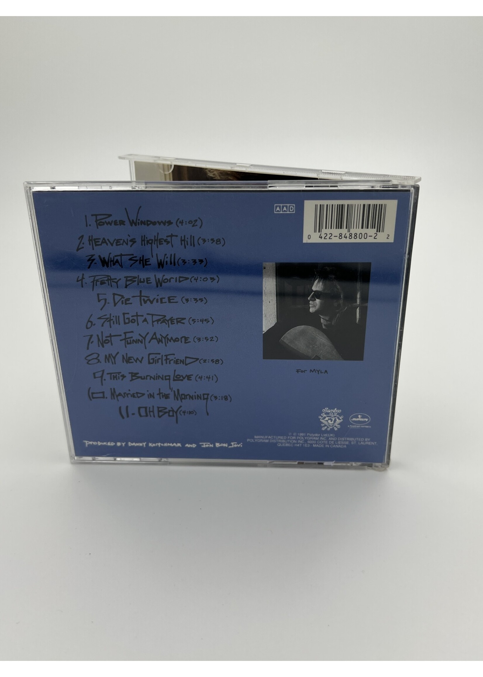 CD Billy Falcon Pretty Blue World CD