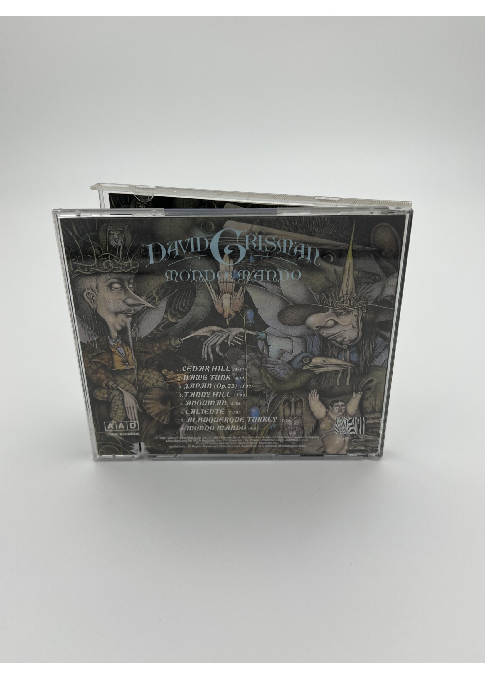 CD   David Grisman Mondo Mando CD