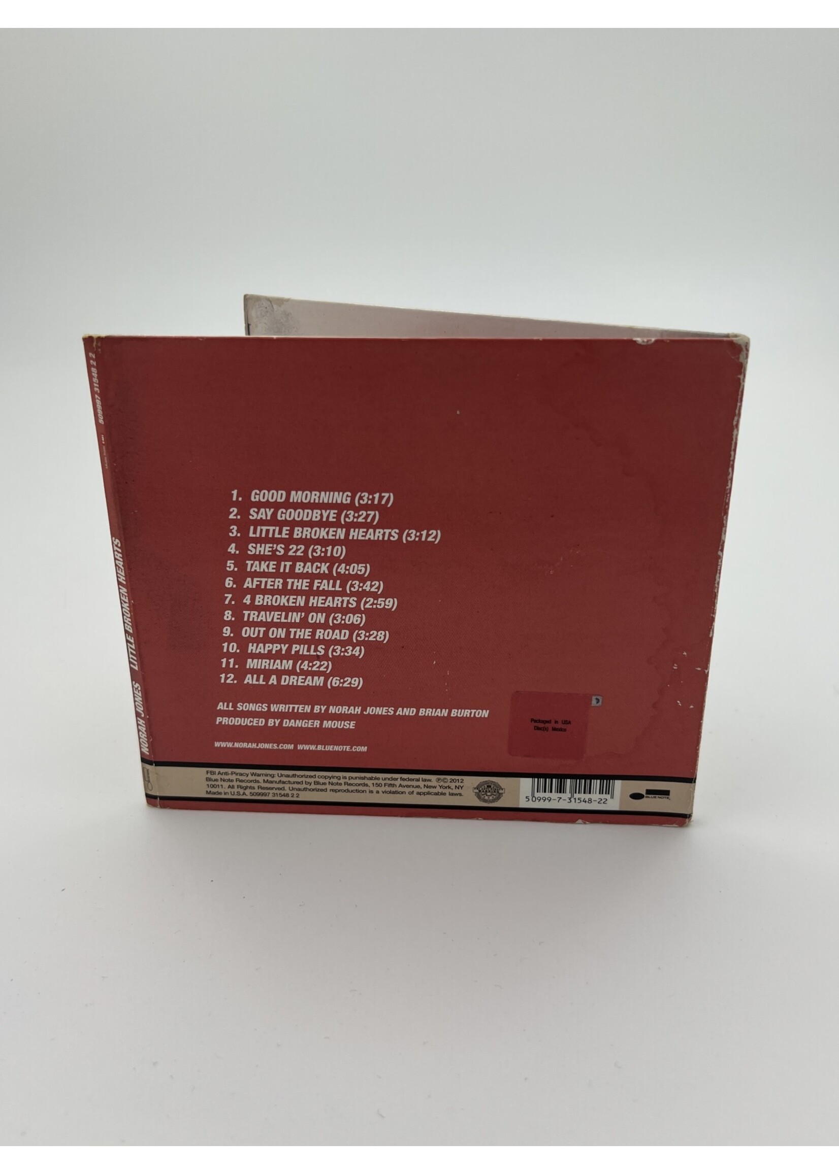 CD Norah Jones Little Broken Hearts CD