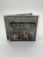CD George Jones Merle Haggard Johnny Paycheck Double Trouble And A Taste Of Yesterdays Wine CD
